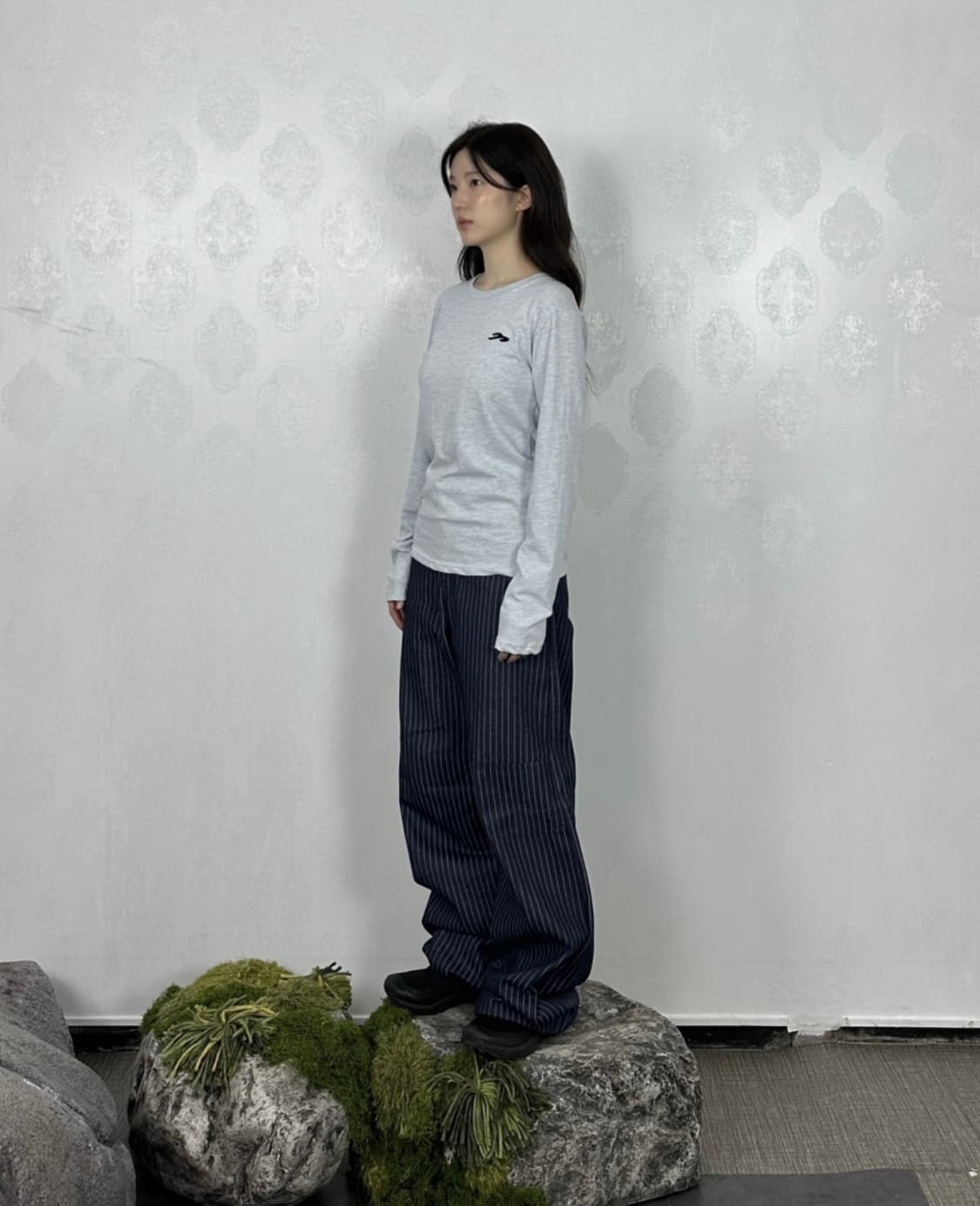 탄산 마그네슘 혼 아플리케 롱슬리브 (스카이블루) 상품이미지5