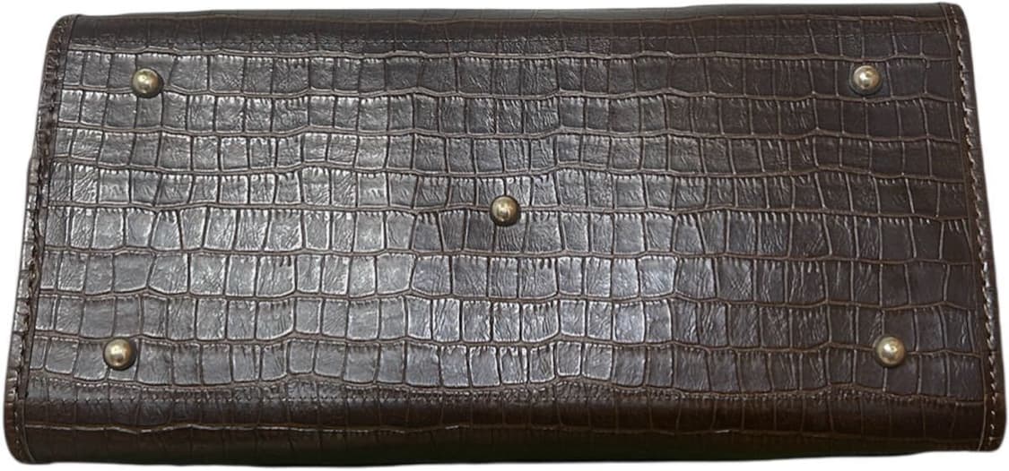 꼼데가르송 악어 형압 가죽 토트백 상품이미지4