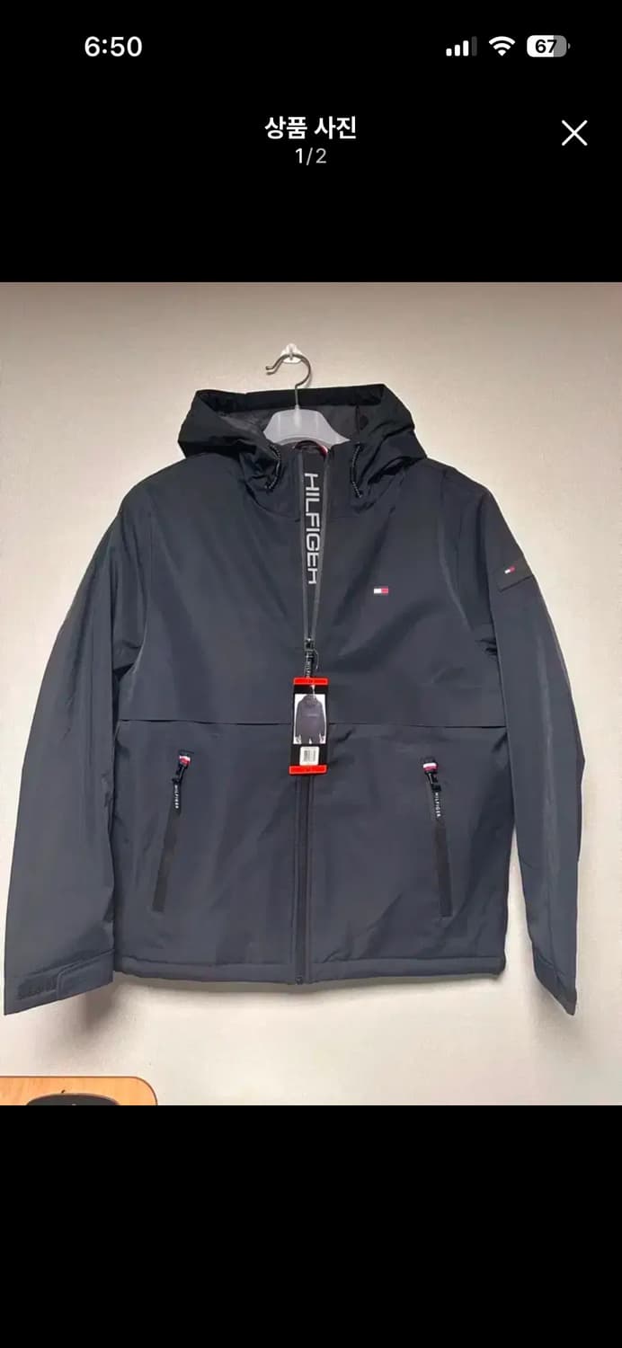 타미힐피거 레귤러 퍼포먼스 패딩점퍼 네이비 상품이미지3