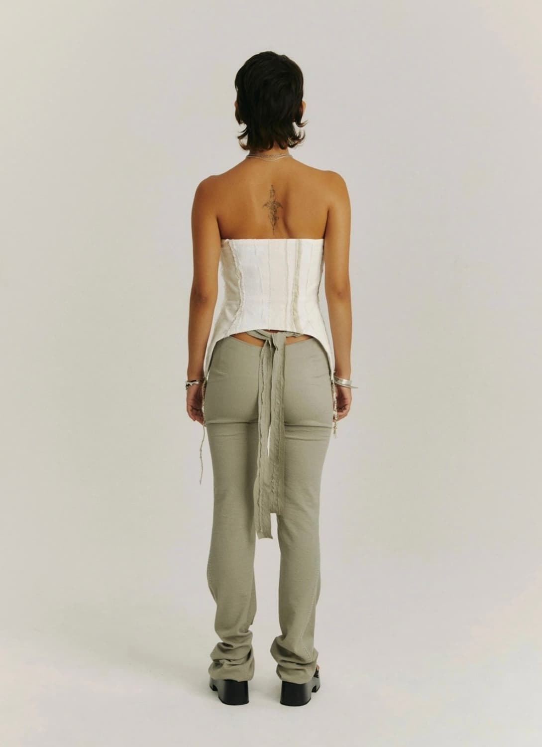 혜인서 크로스 스티치 팬츠 01 상품이미지3