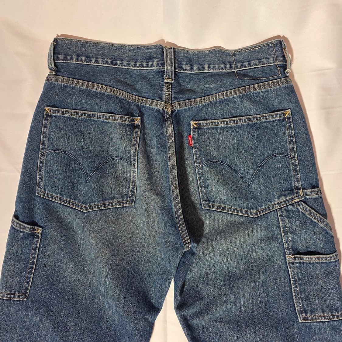 [W33L32]00s 리바이스 카펜터 루즈 스트레이트핏 데님 팬츠 상품이미지7