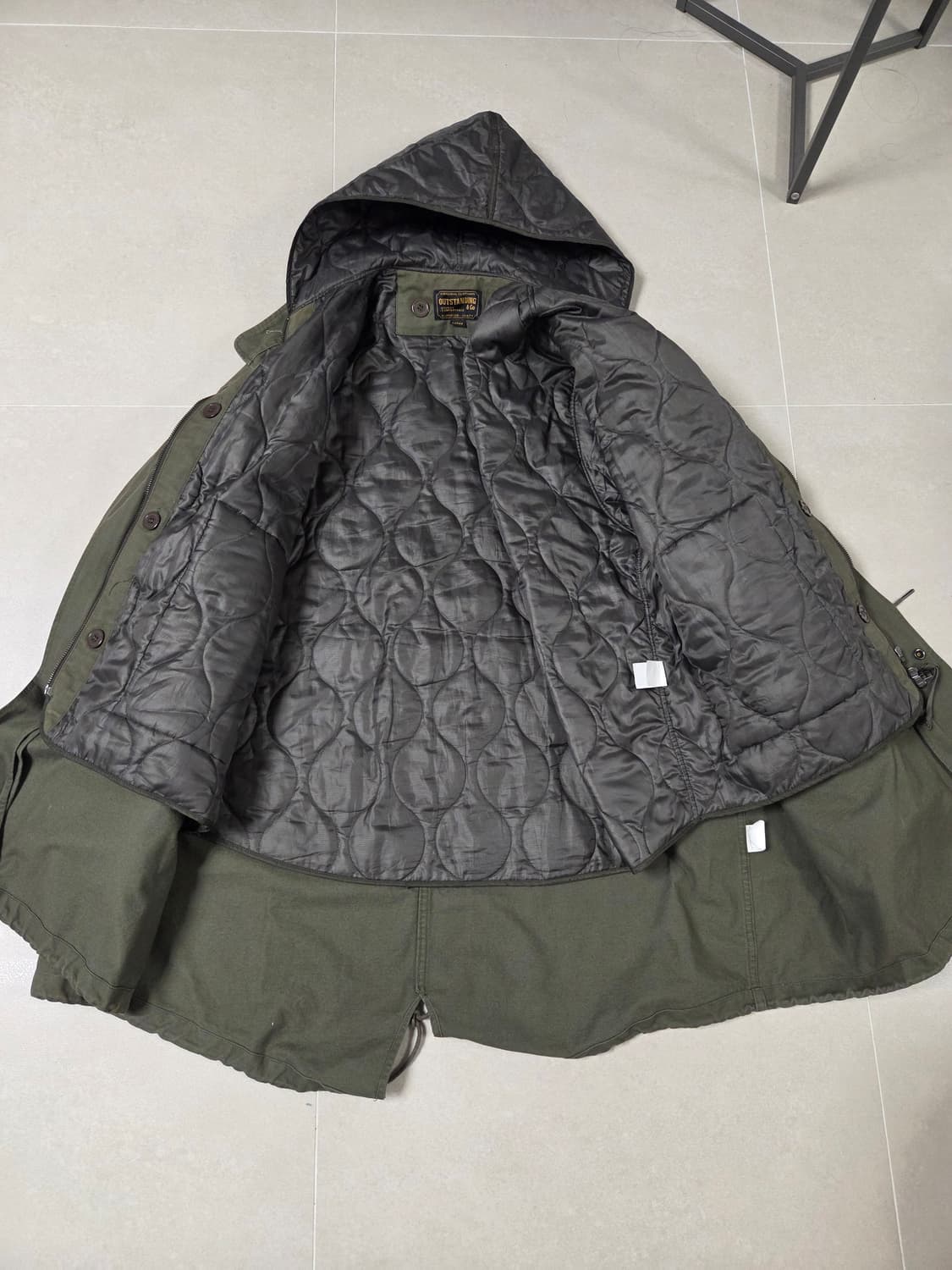 아웃스탠딩 피쉬테일 파카 L 상품이미지3