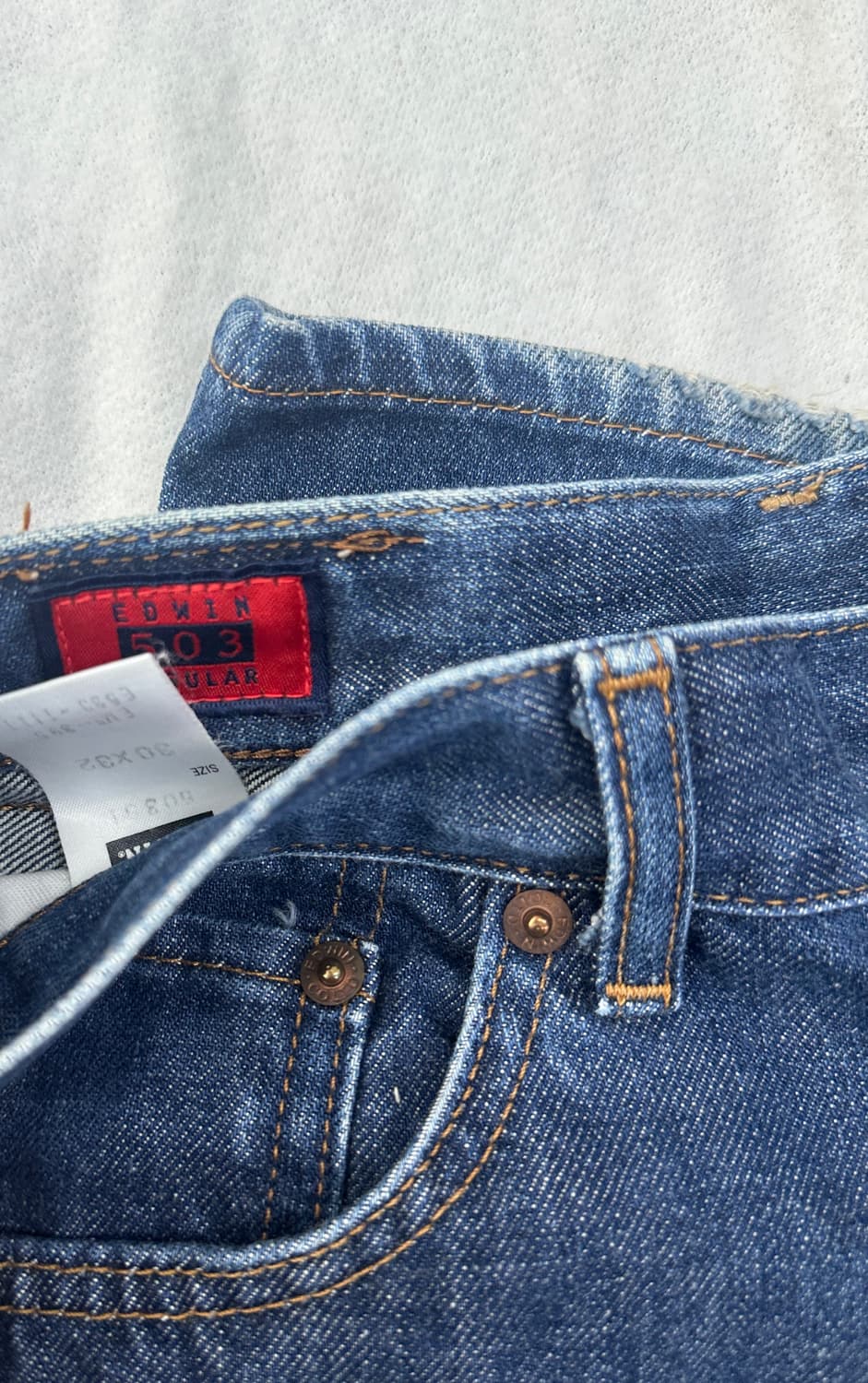 Edwin 에드윈 부츠컷 빈티지 데님 팬츠 청바지 30X32 503 27 상품이미지4