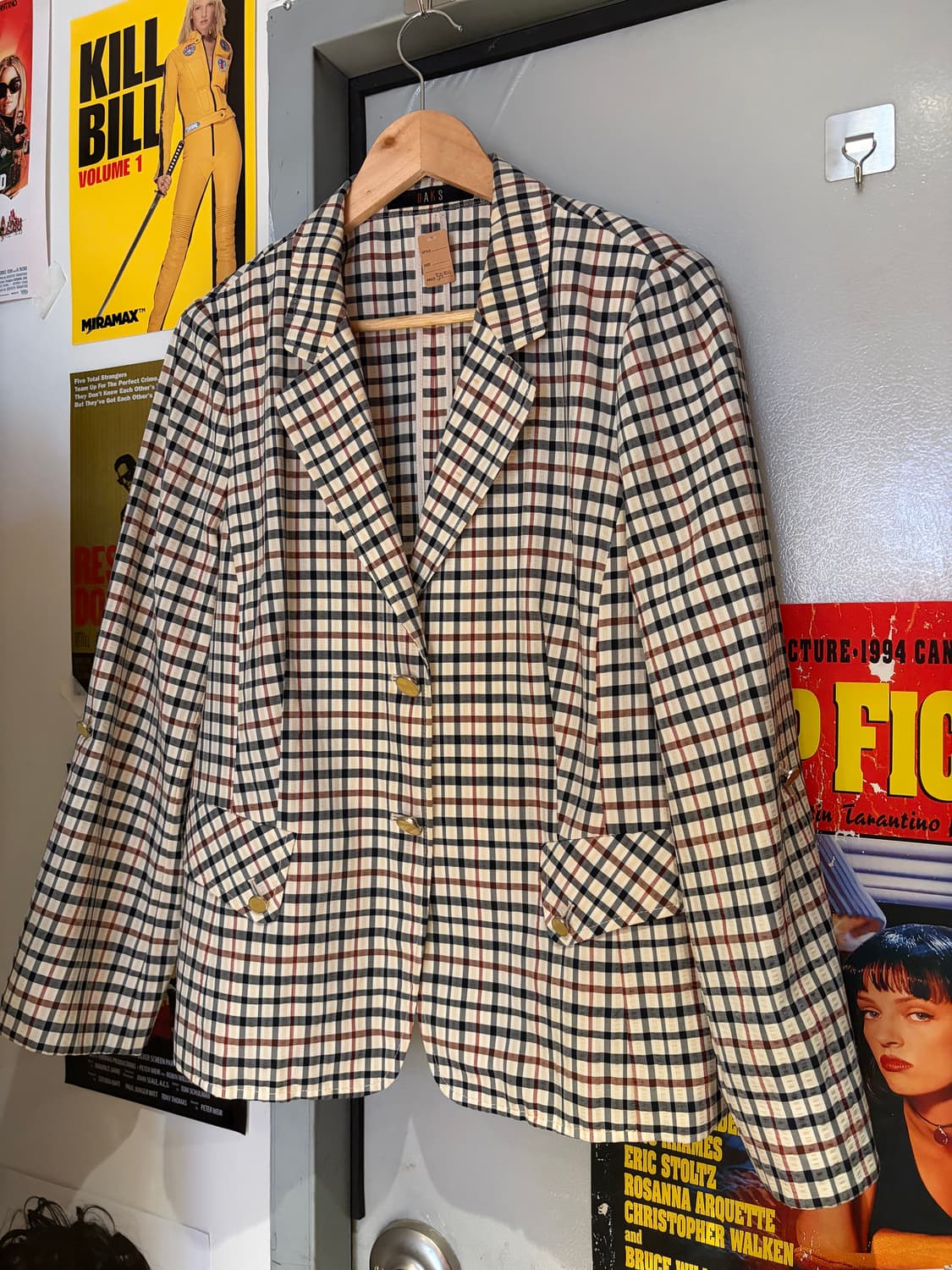 닥스 체크 블레이저자켓 상품이미지1