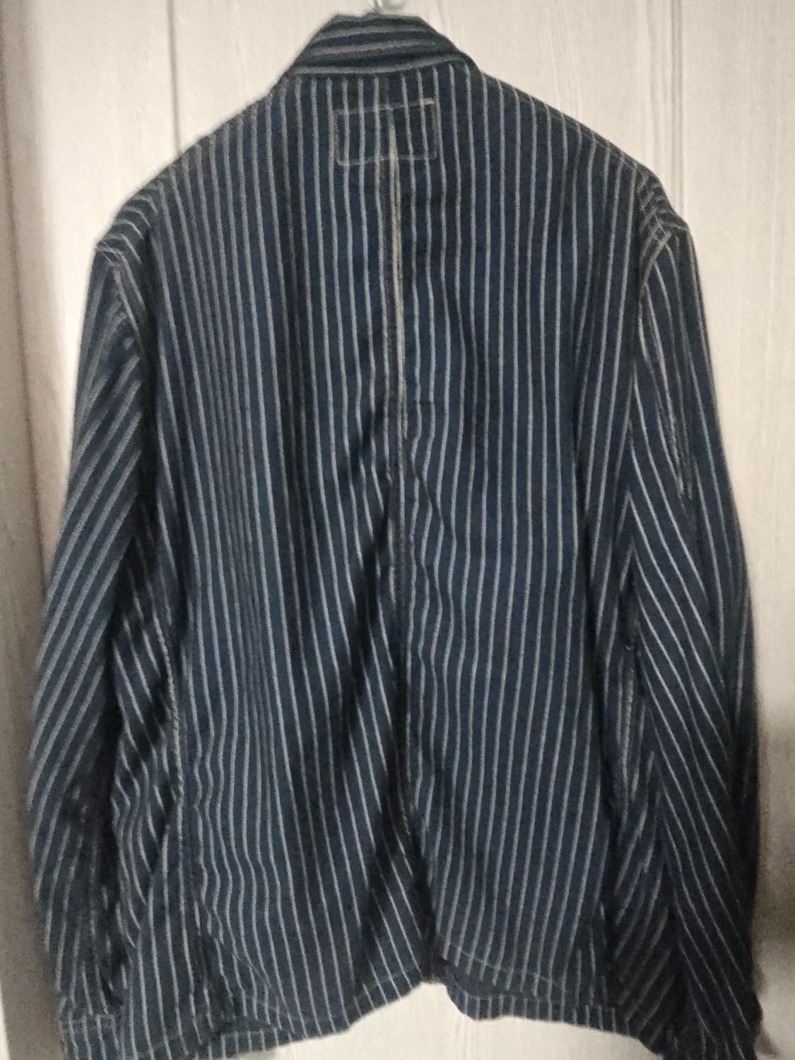 rrl 25ss 인디고 도트 스트라이프 엔지니어 자켓 상품이미지2