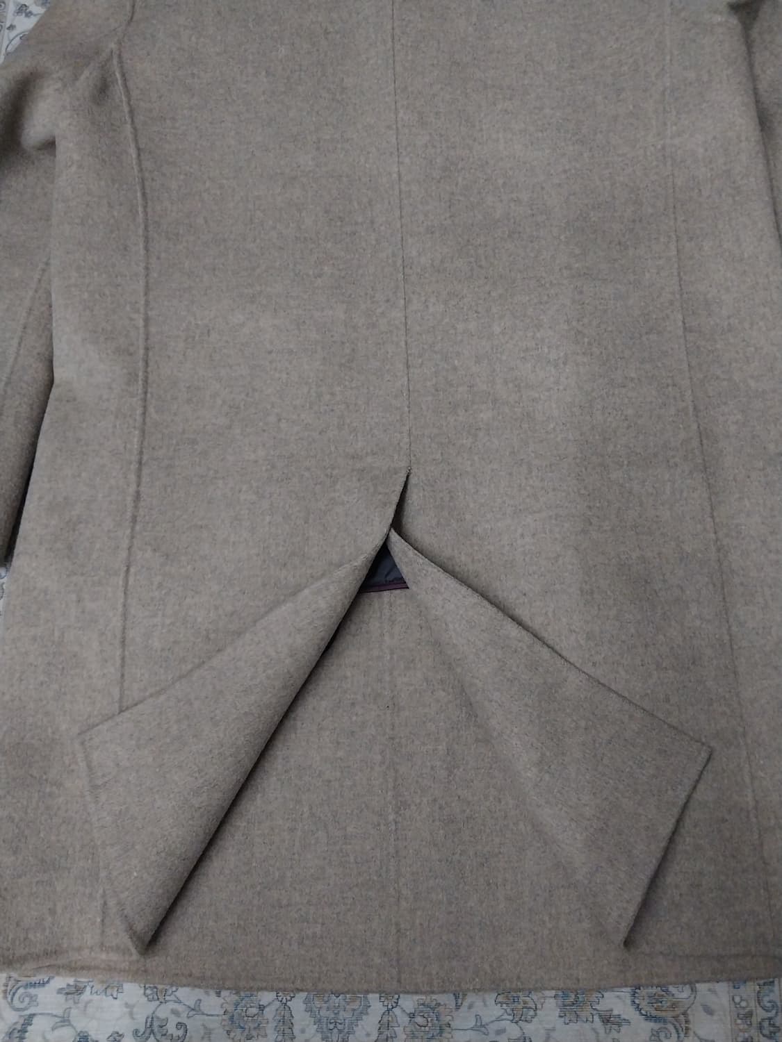 커스텀멜로우 캐시미어 혼방 코트 (안쪽 퀼팅처리,분리됨) 상품이미지6