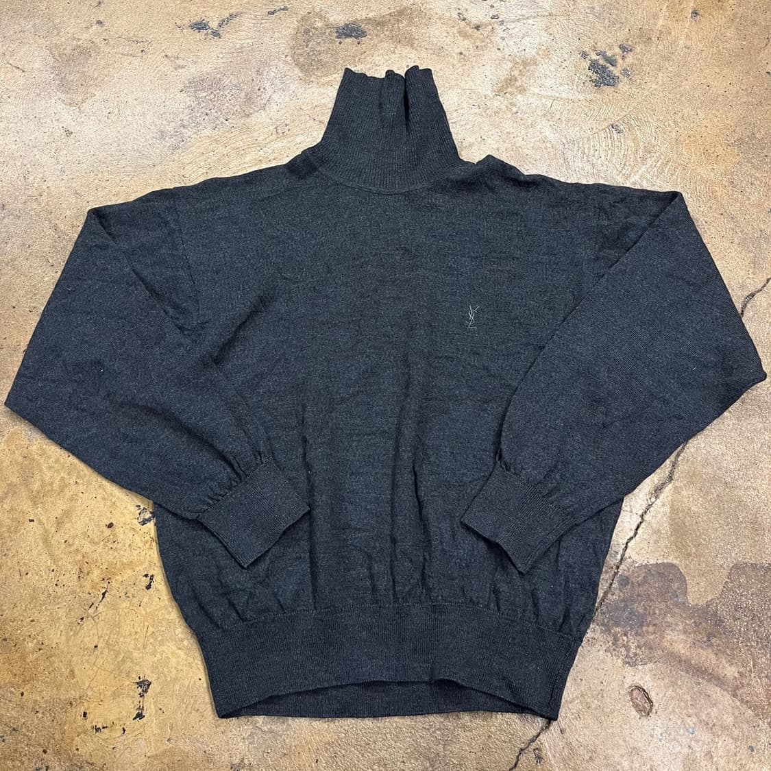 [정품/95] 입생로랑 블랙 터틀넥 니트 b16 상품이미지2