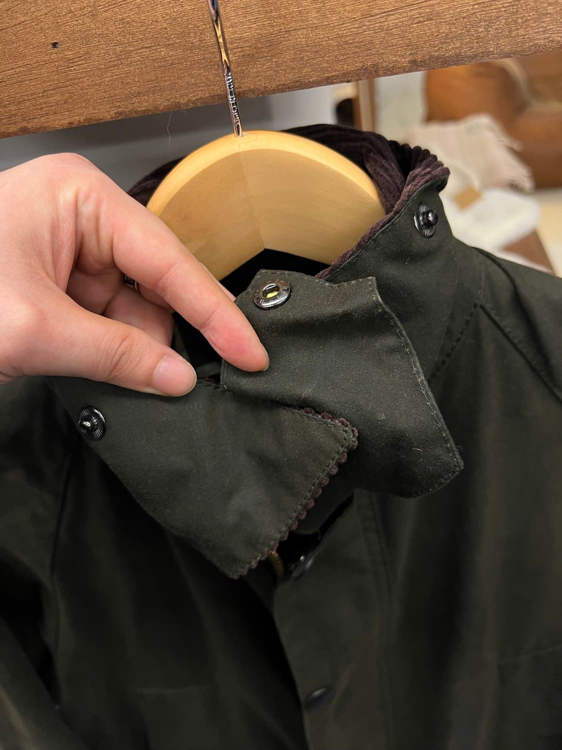 Barbour 바버 비데일 올리브 왁스 자켓 상품이미지8