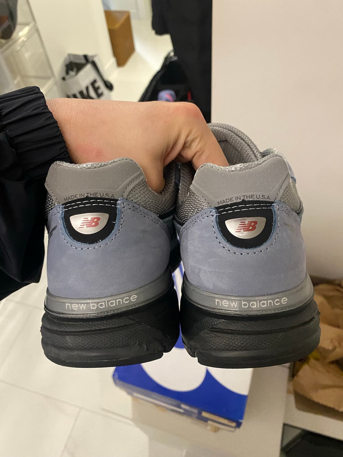 뉴발란스 990v4 메이드 인 USA 아크틱 그레이 285 상품이미지5