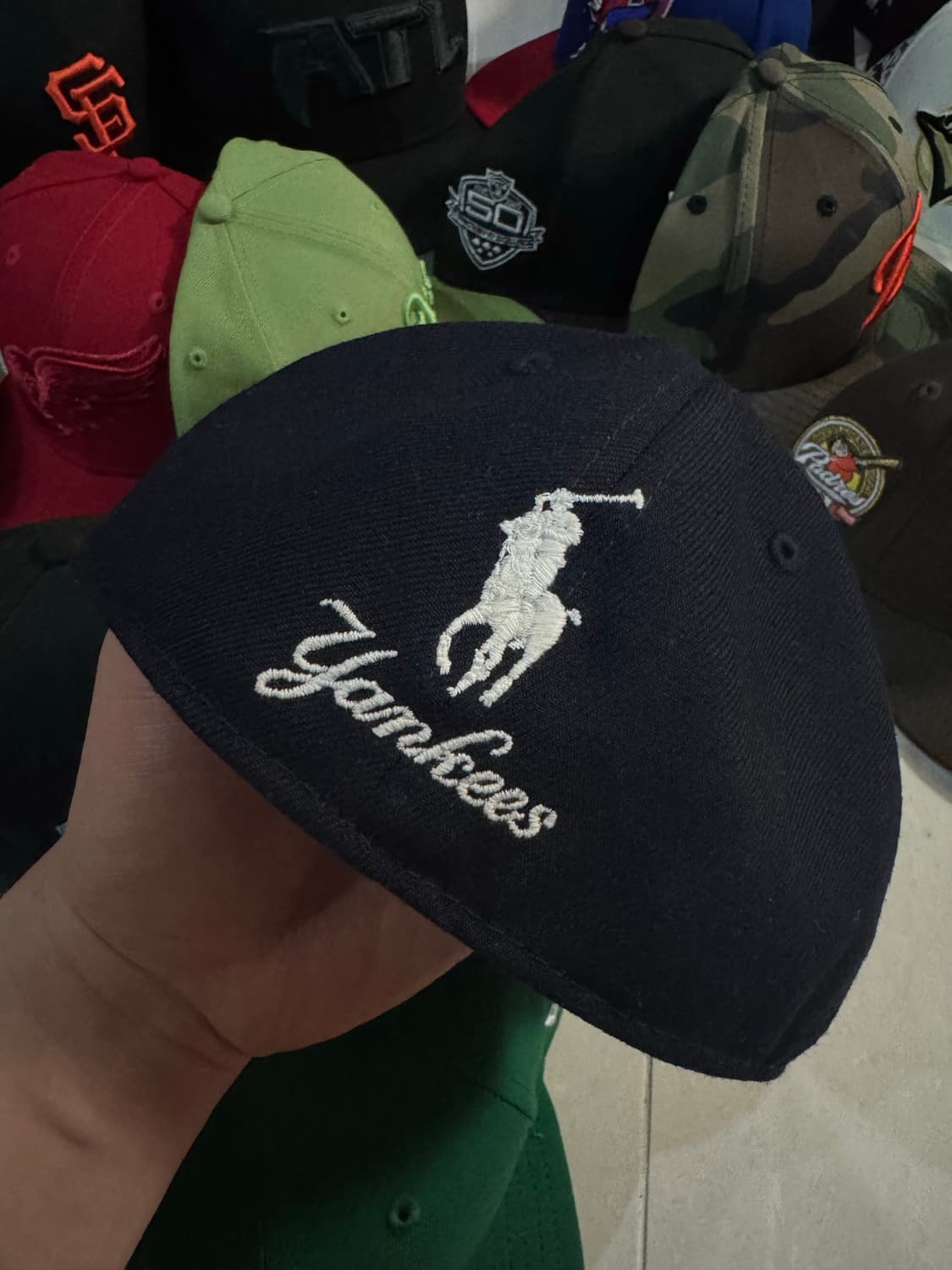 뉴에라 양키스 x 폴로 캡 미시착 처분  상품이미지1