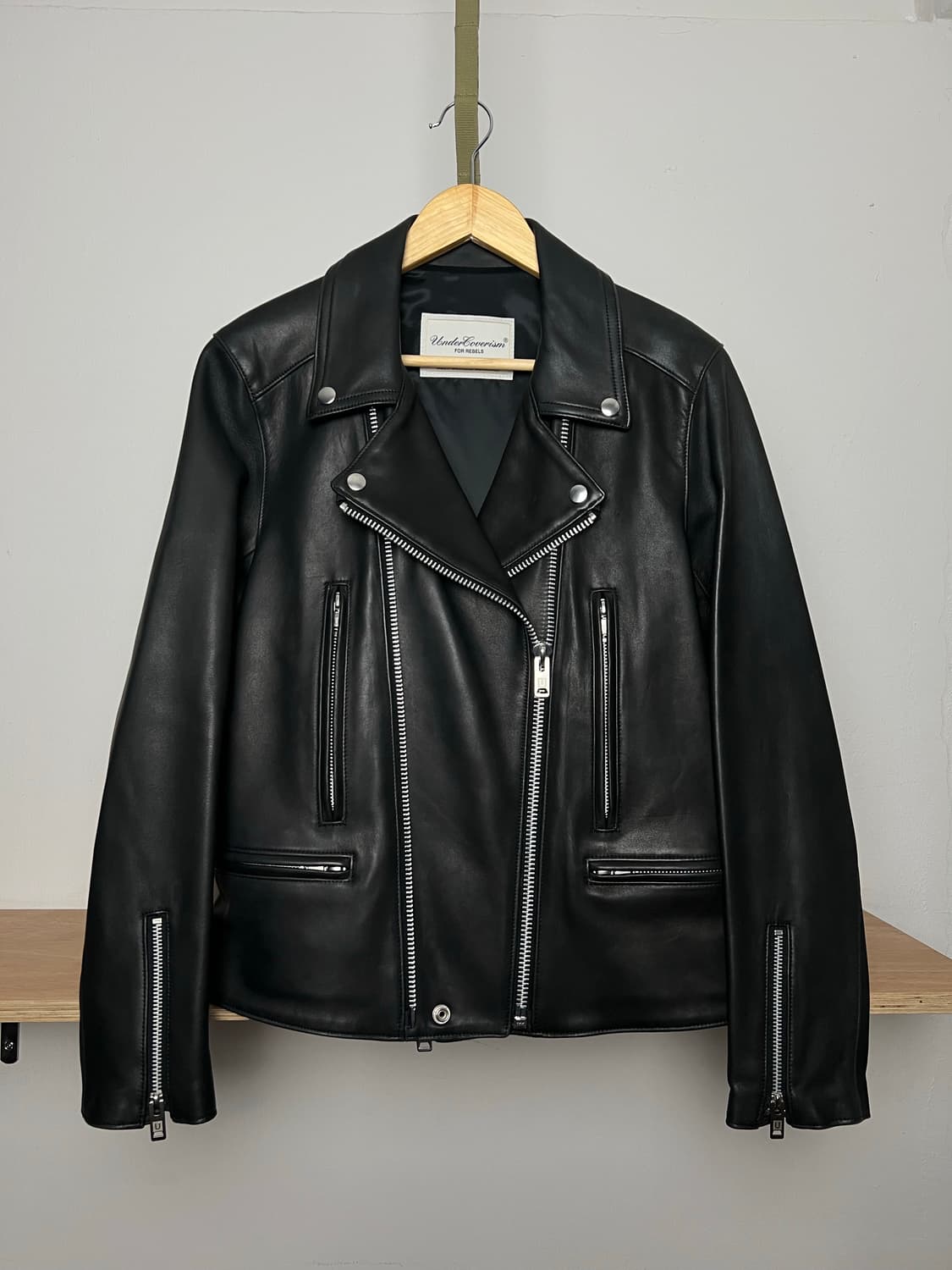 언더커버리즘 18SS 양가죽 더블 라이더자켓 상품이미지2