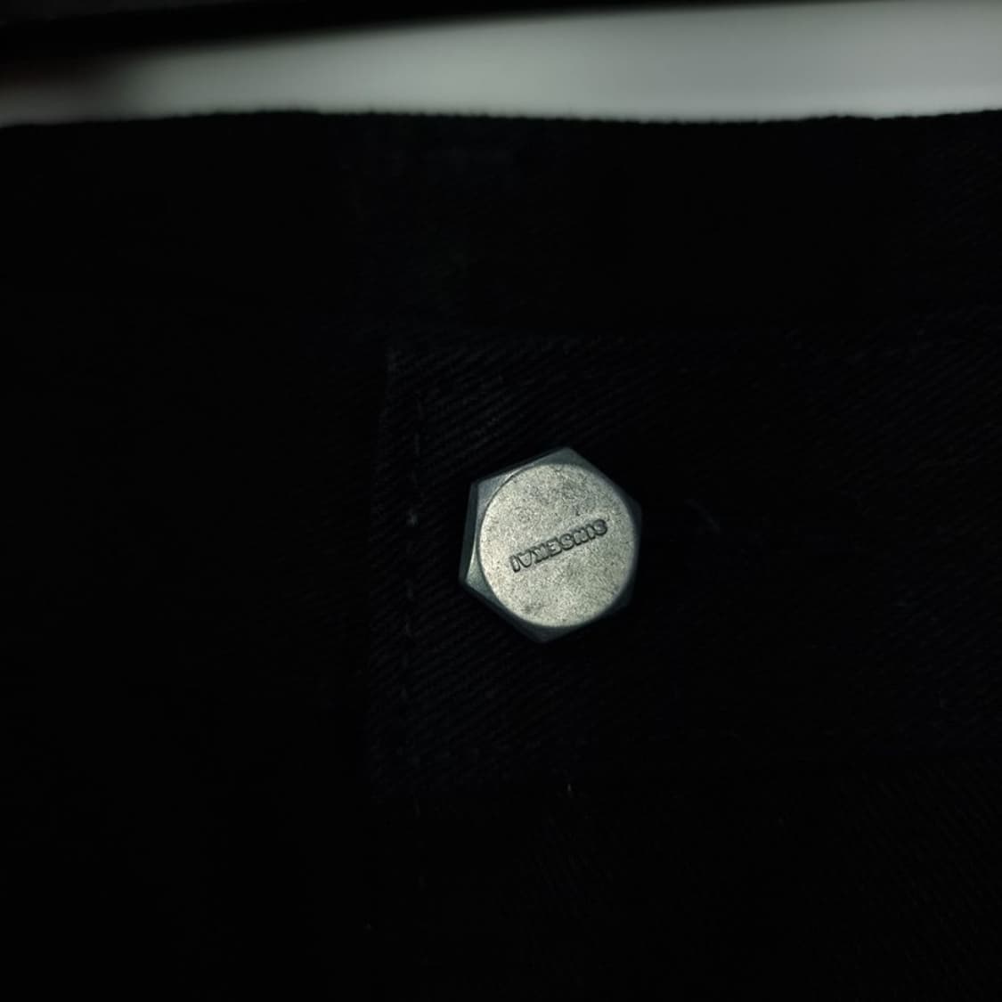 [떠그클럽] 초판 더블니 워크 팬츠 블랙 P01552 상품이미지8