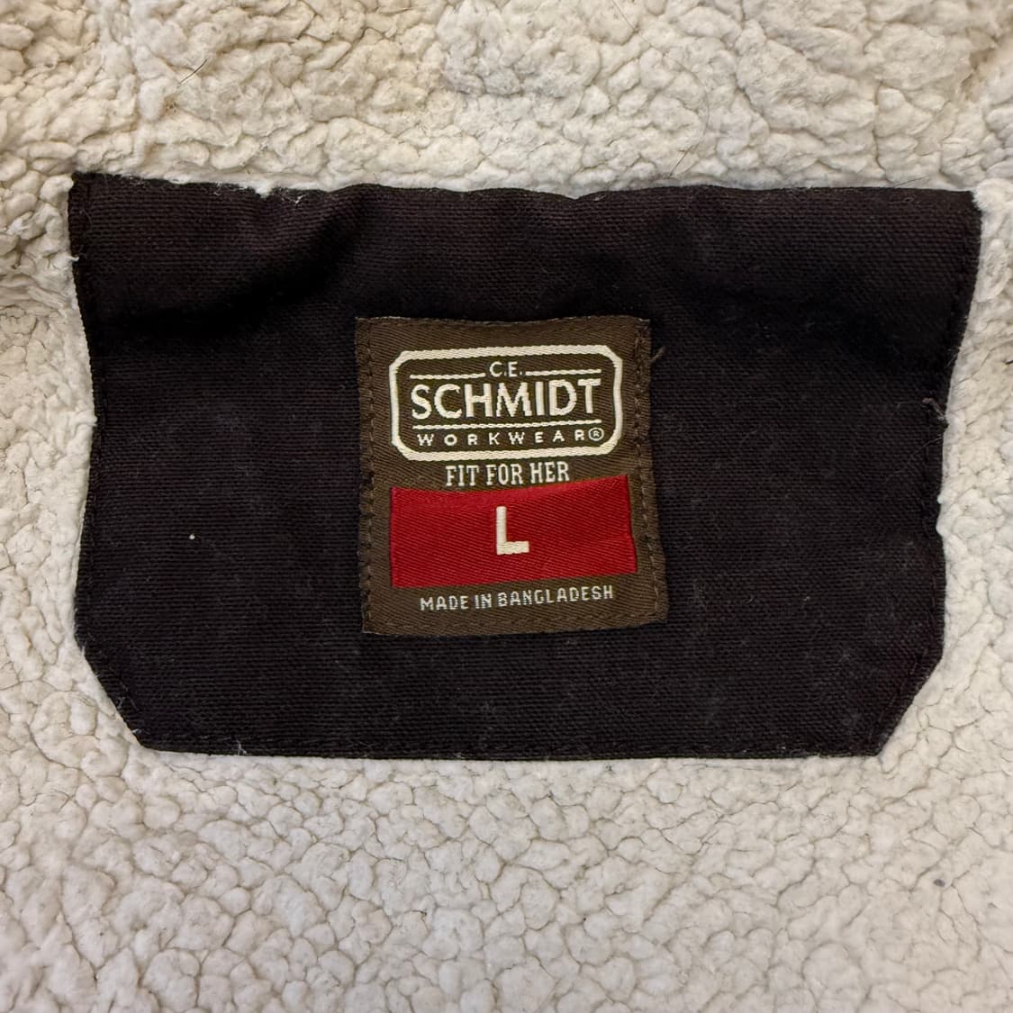 빈티지 양털 후드 워크자켓 브라운 상품이미지3