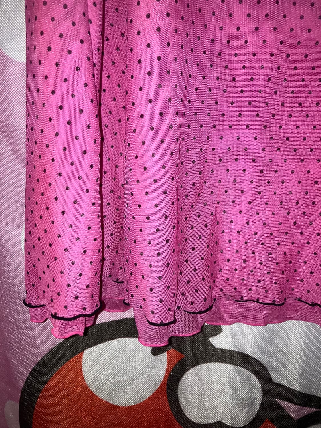 jpn 핫핑크 도트 슬립 원피스 상품이미지4