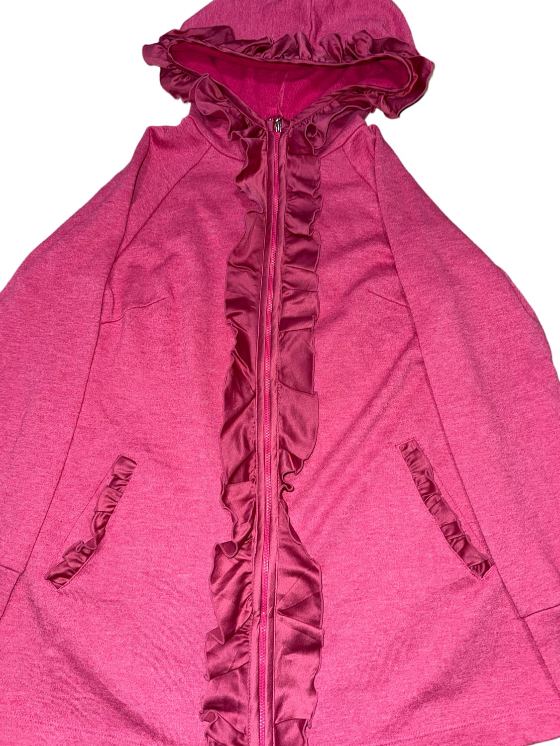 오네갸루 핑크 후드집업 상품이미지2