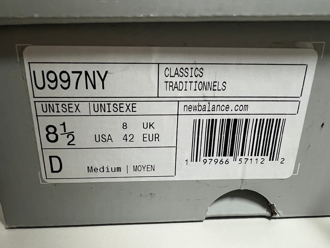 뉴발란스 997 네이비 265 팝니다 상품이미지8