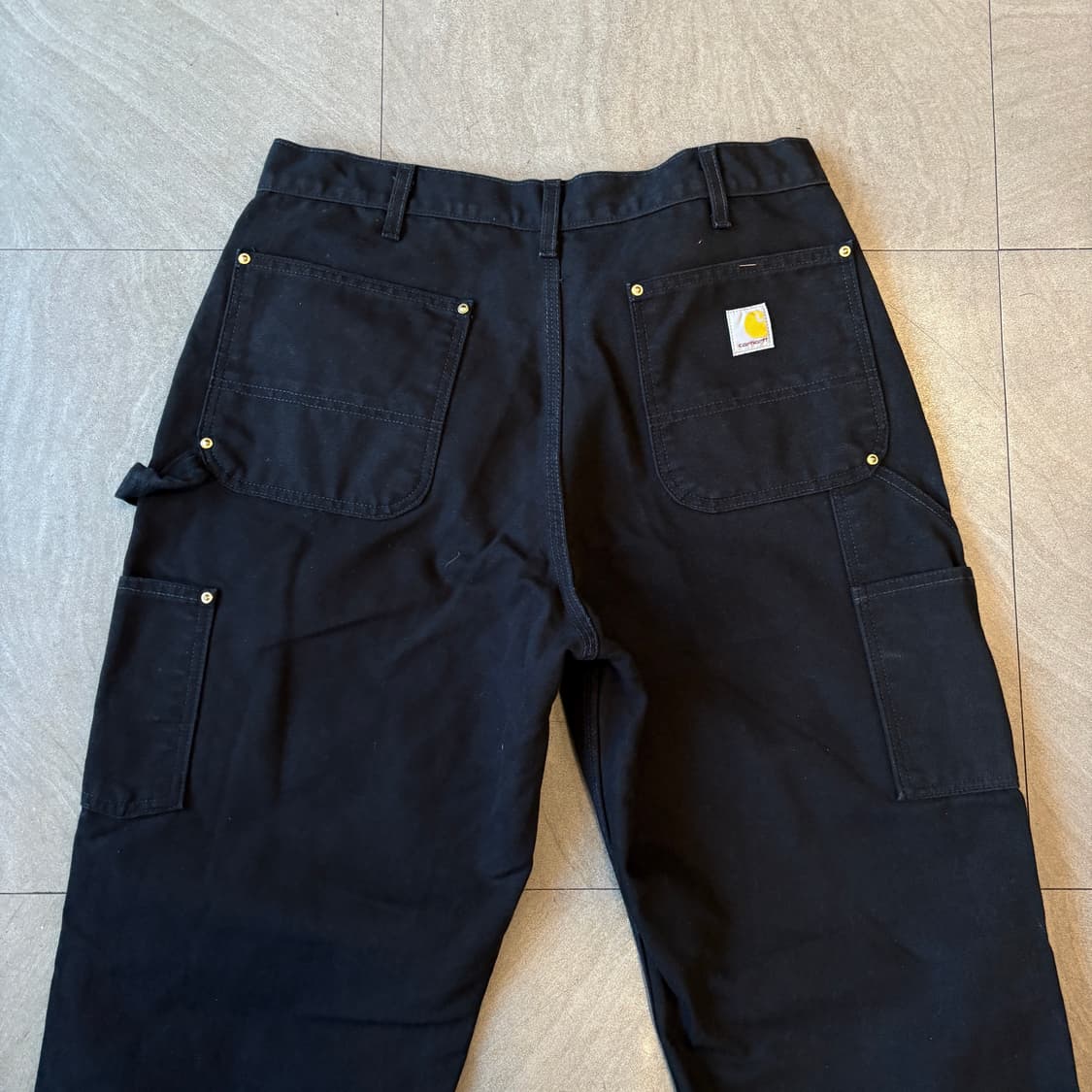 칼하트 정품 블랙 더블니 팬츠 바지 상품이미지8
