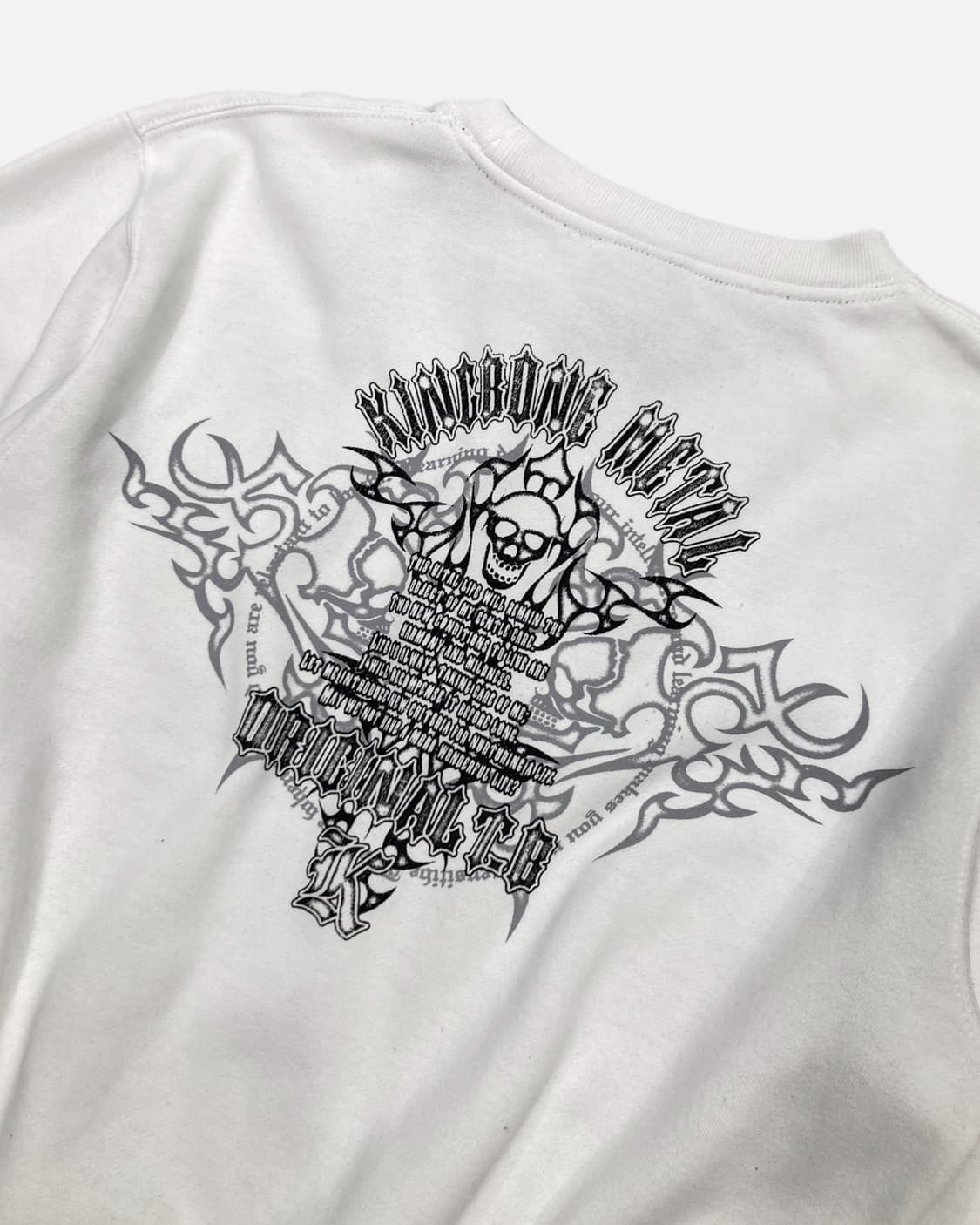 punk trival white sweatshirt 상품이미지5