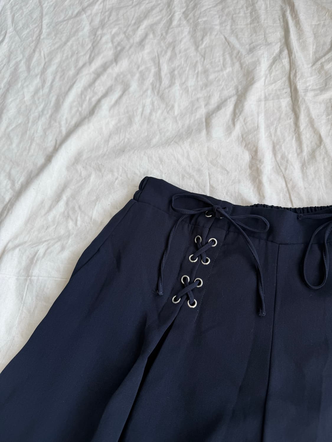 딥네이비 러블리 긱시크 숏팬츠 상품이미지2