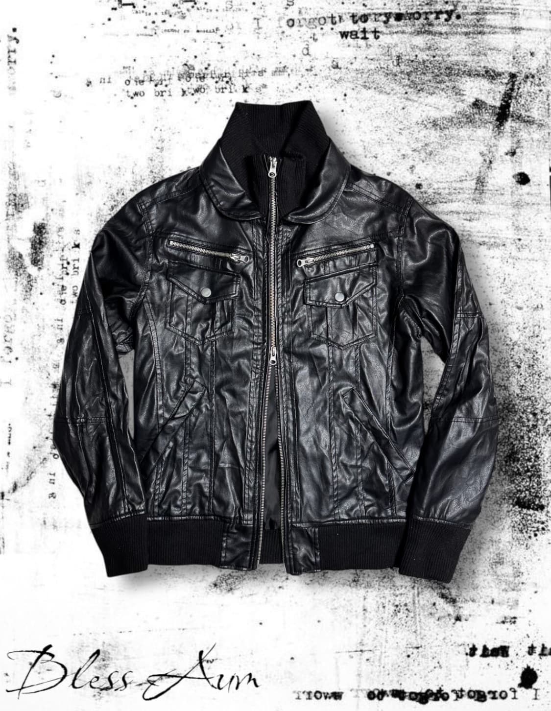 Jack Rose - Fake Leather Riders jacket 상품이미지1