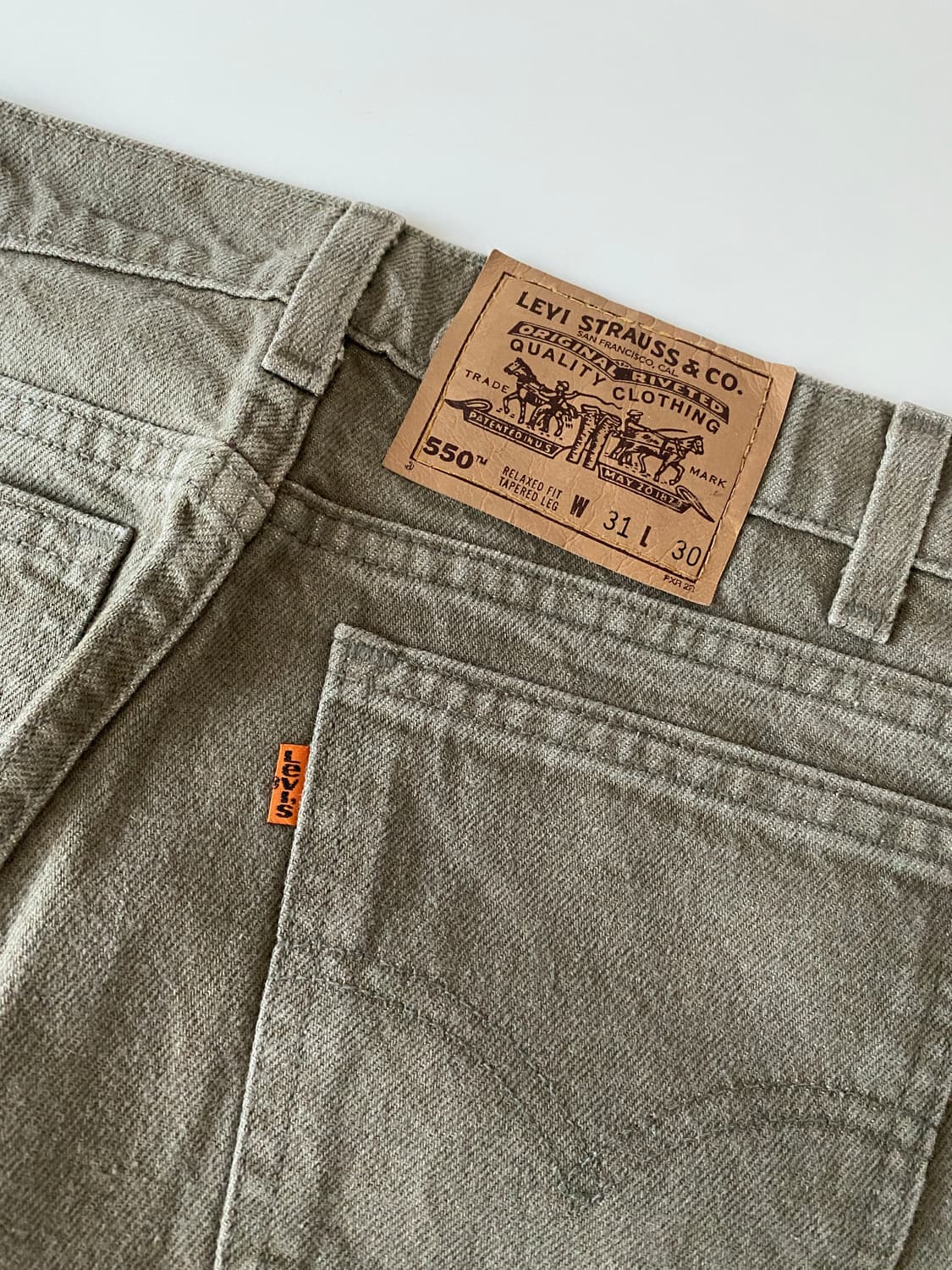 90s USA 리바이스 550 31x30 오렌지탭 상품이미지9