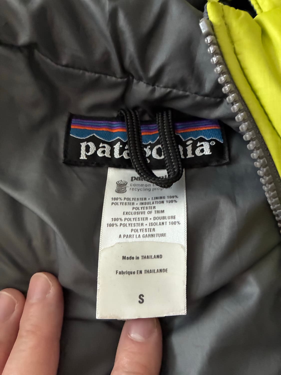 파타고니아 다스 파카 das 00s 라임 게코그린 프리마로프트 상품이미지4