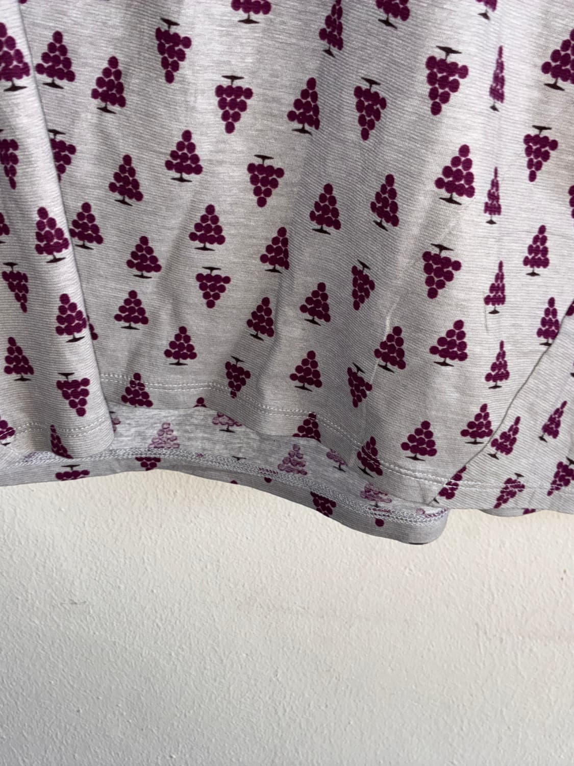 Grape Pattern T-shirt 상품이미지2
