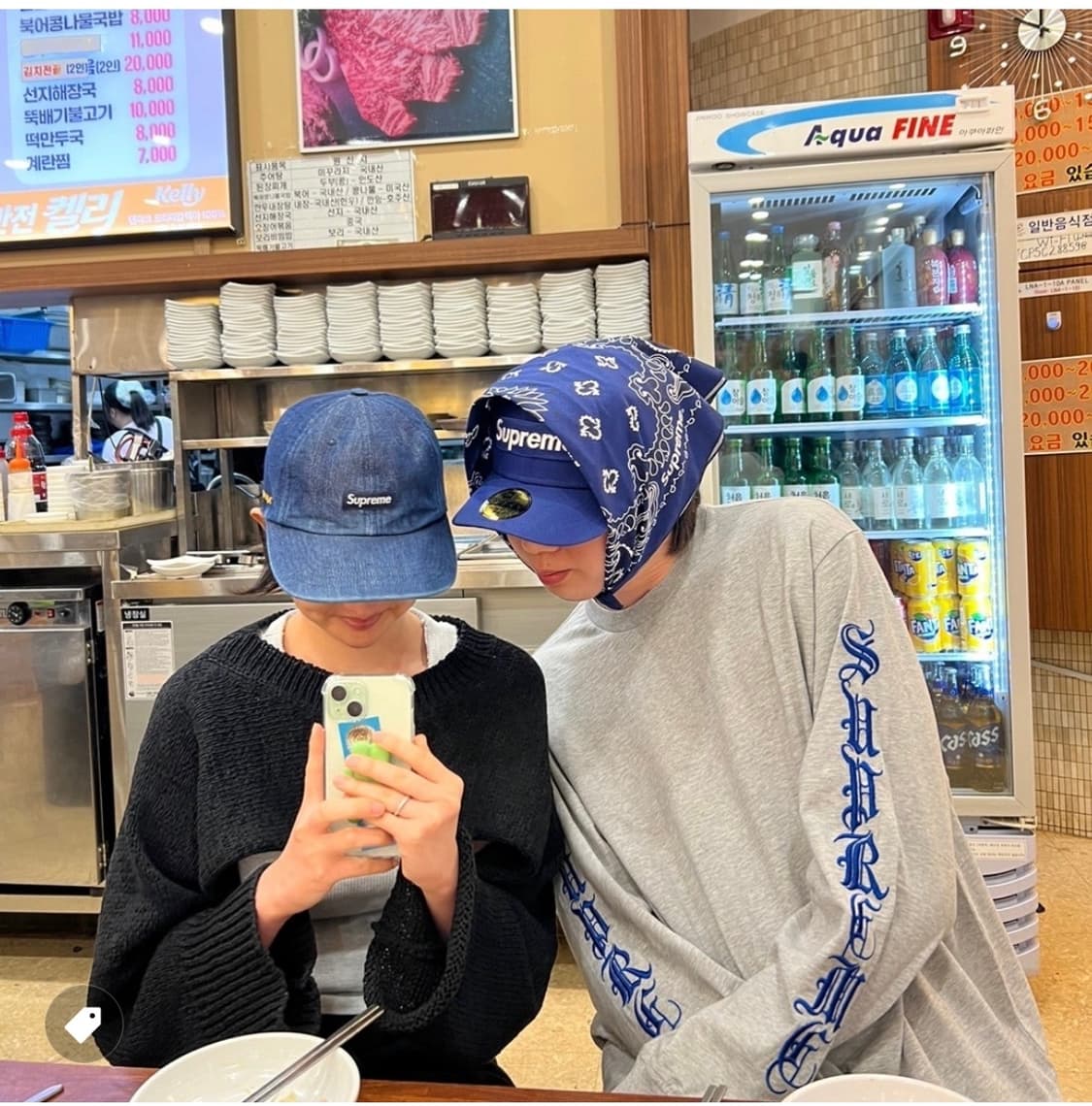 슈프림 x MLB 팀 박스로고 뉴에라 다크 로얄 로스앤젤레스 - 24SS 상품이미지7