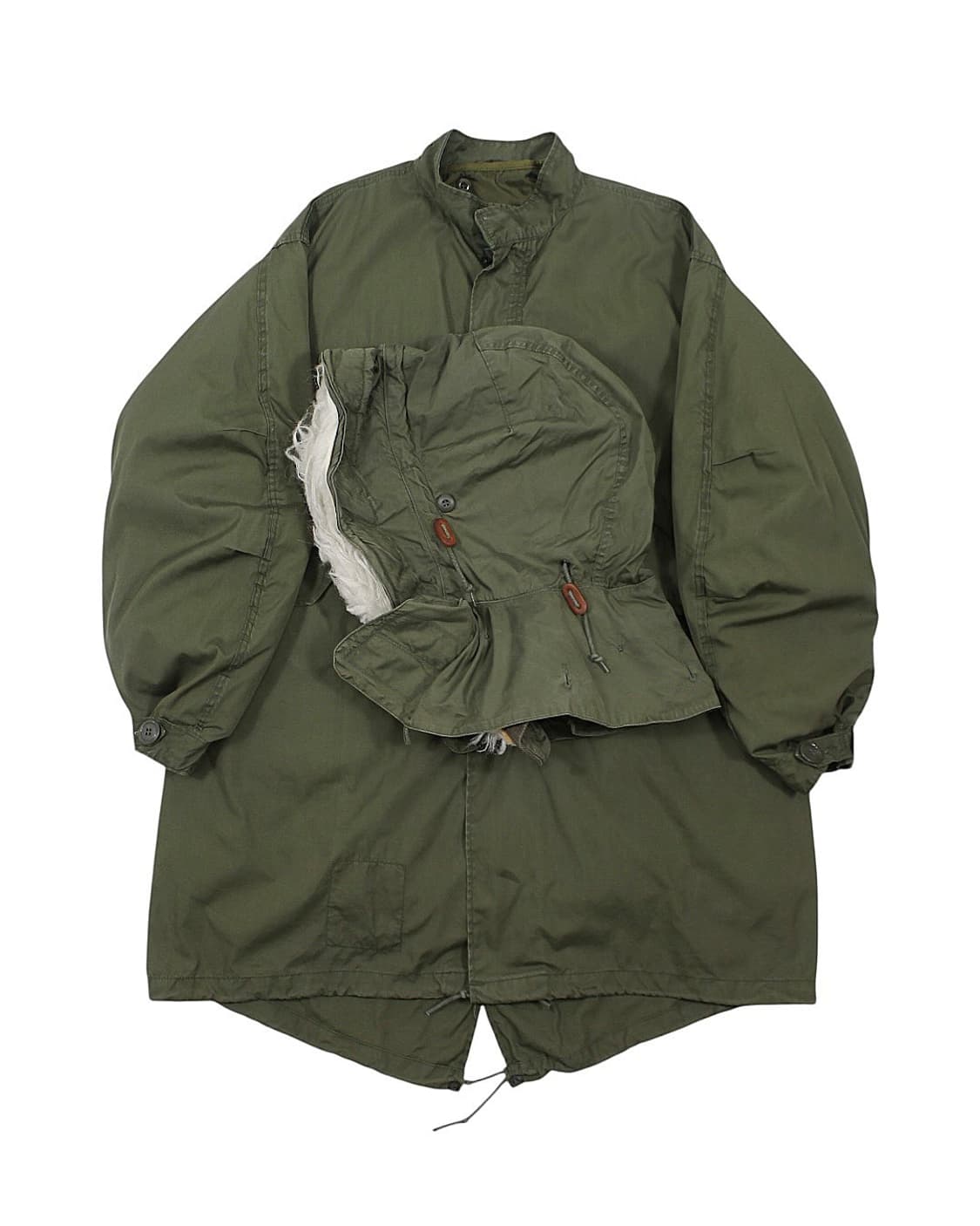 1970s US Army 미군 M-65 피쉬테일 파카 풀세트 개파카 상품이미지1