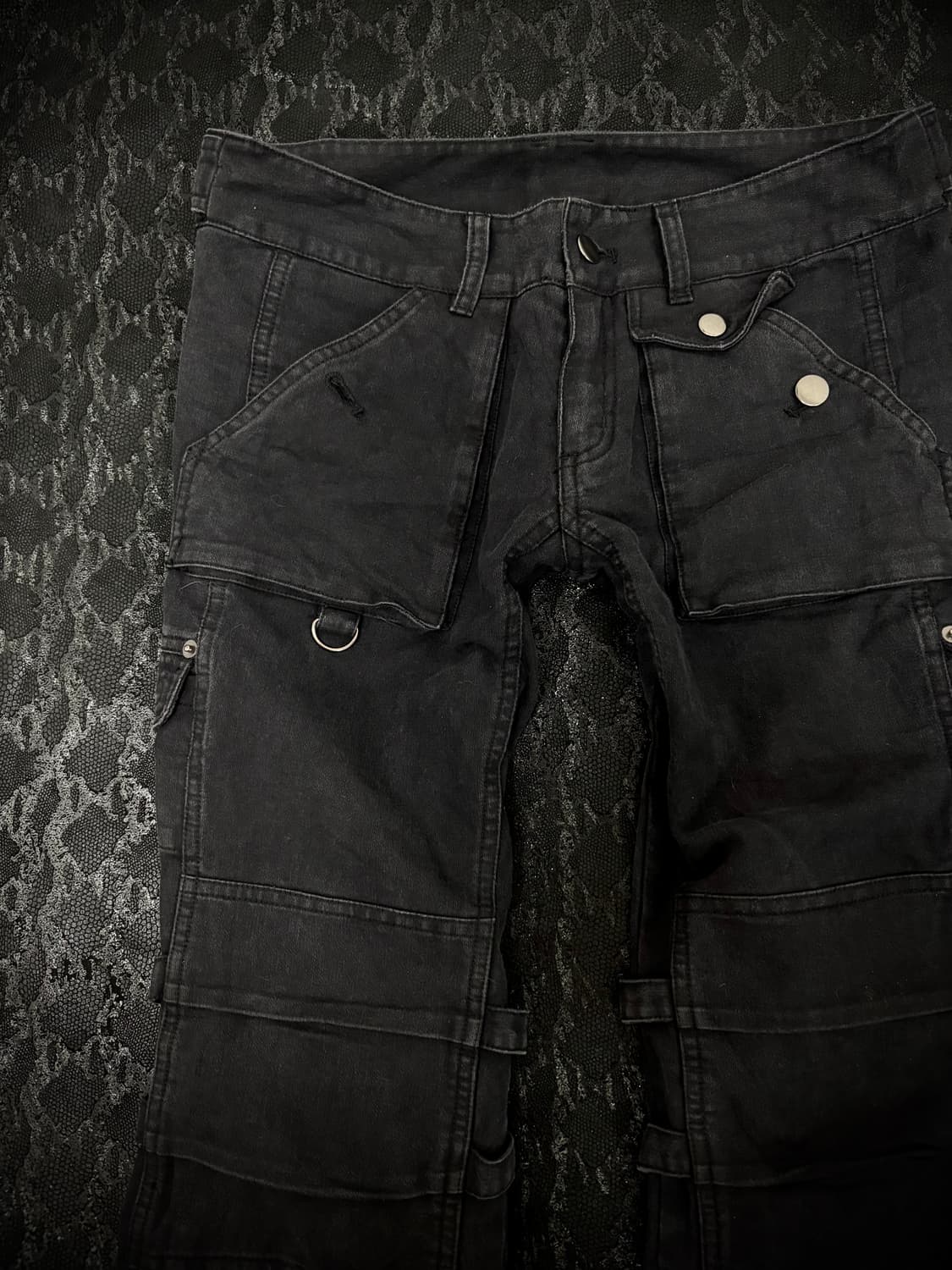 00’s Bondage Detail Flared Low rise Pant 상품이미지3