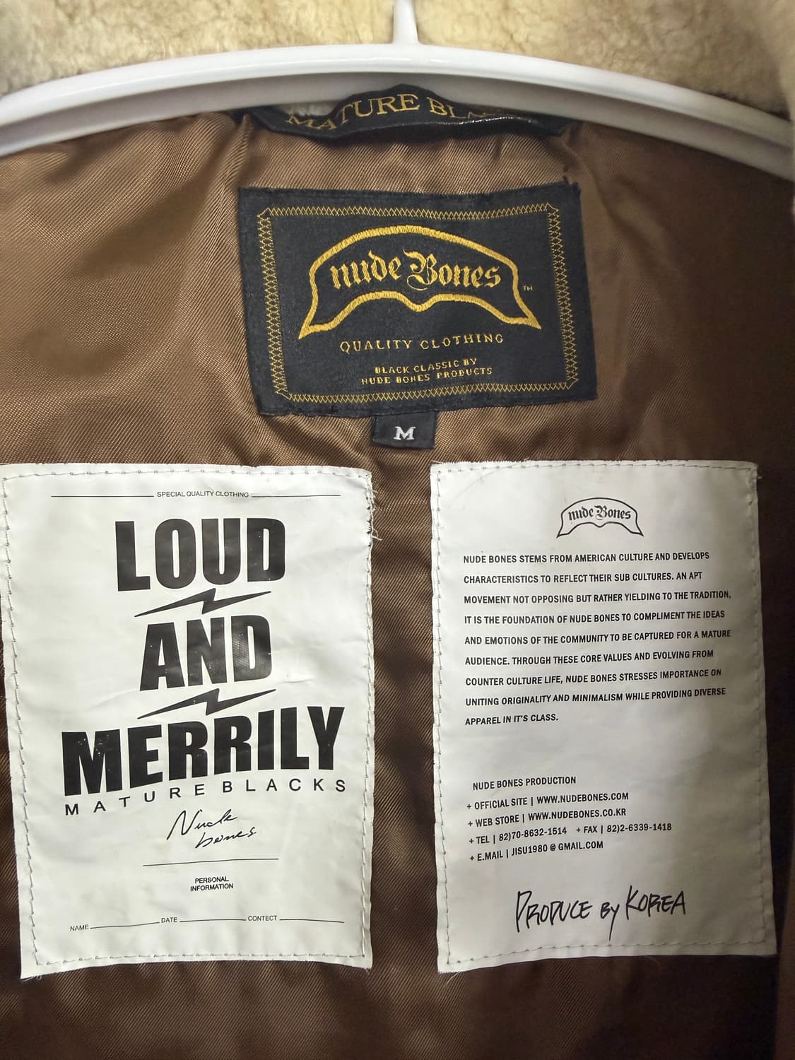 누드본즈 레오파드 패딩 베스트 상품이미지3