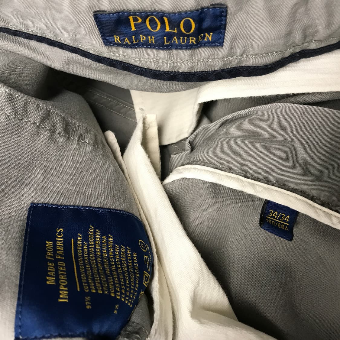 폴로 랄프로렌 코튼 팬츠 그레이 34/34 상품이미지7