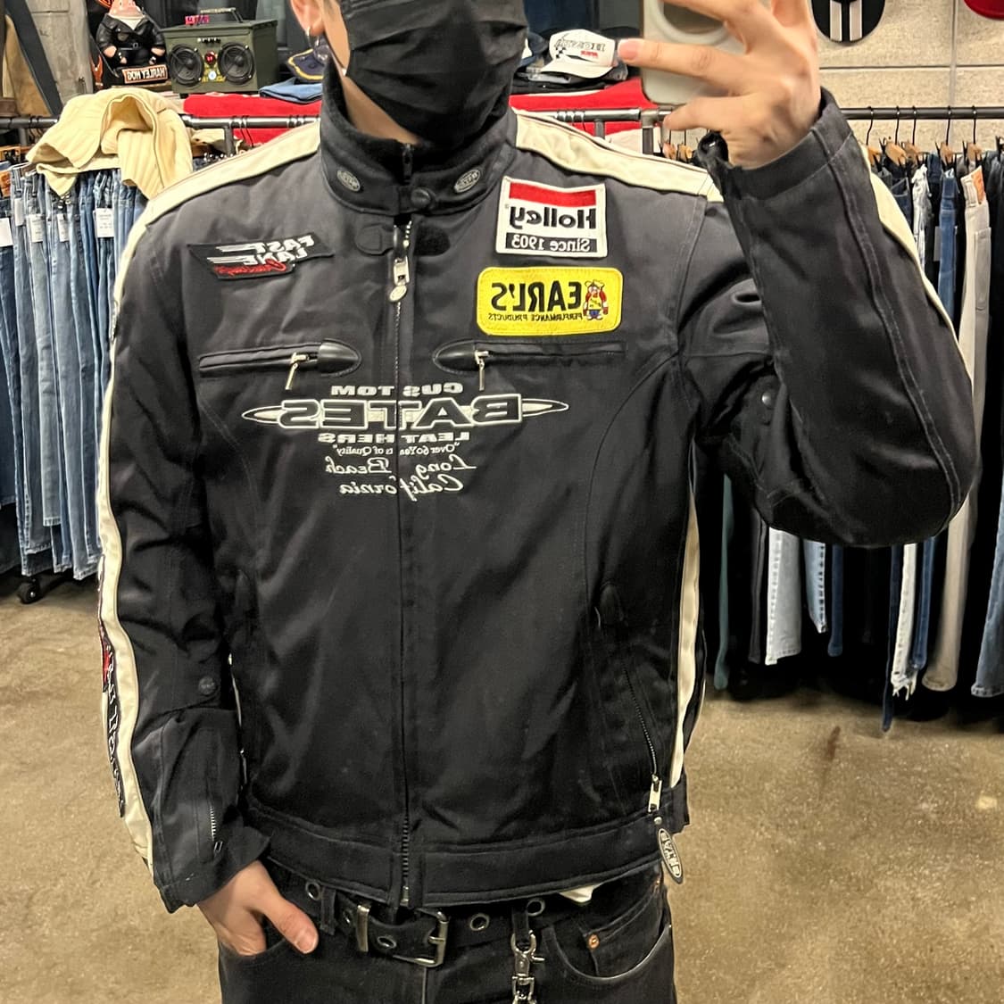 베이츠 레더 바이크 자켓 (105) 상품이미지9