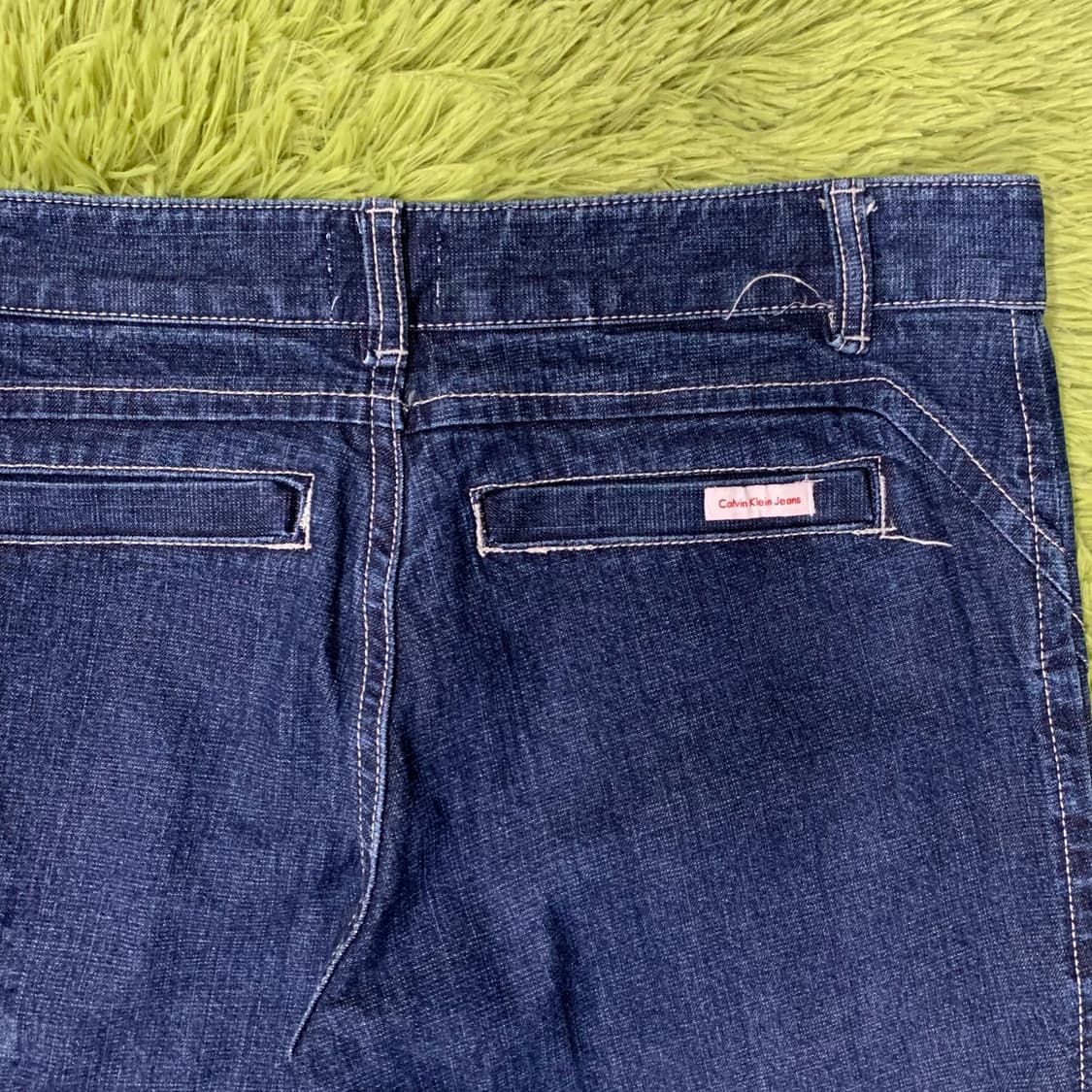 [표기 29] 캘빈 클라인 로우 플레어 부츠컷 데님팬츠 Made In U 상품이미지1