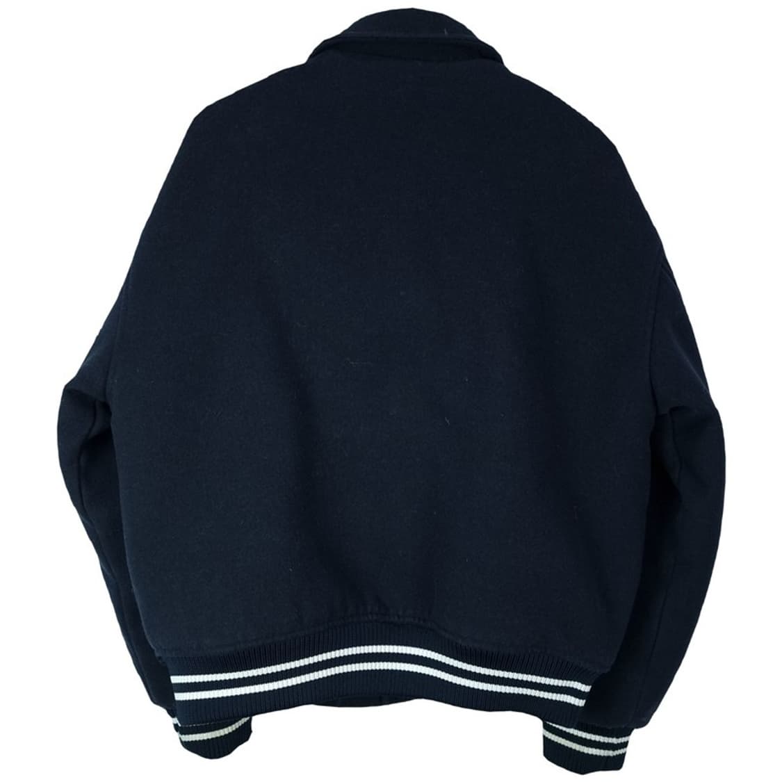 [파르티멘토] 오버핏 모직 바시티 자켓 네이비 M17934 상품이미지3