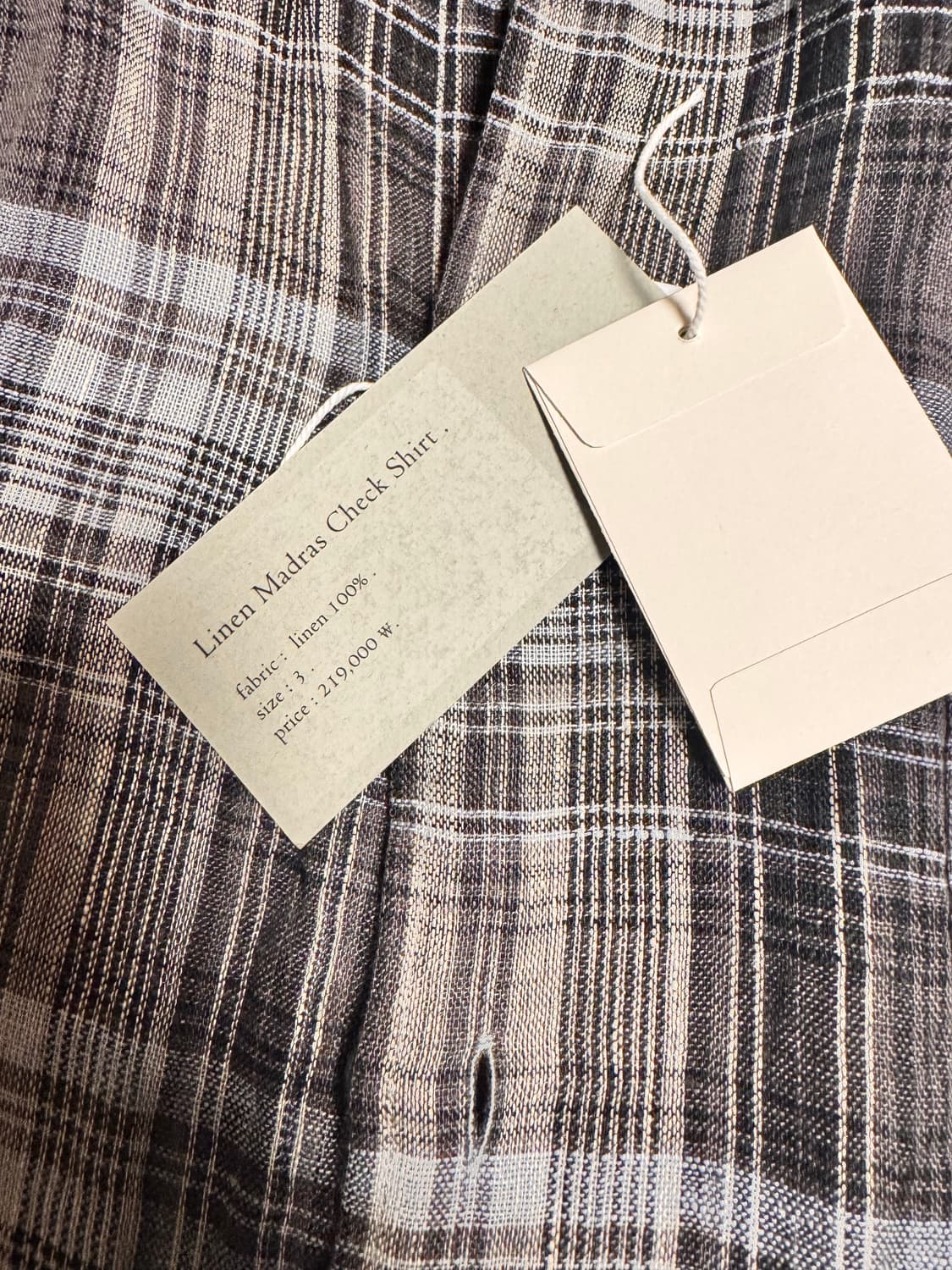 스틸네스 마드라스 셔츠 linen madras check shirt 상품이미지3