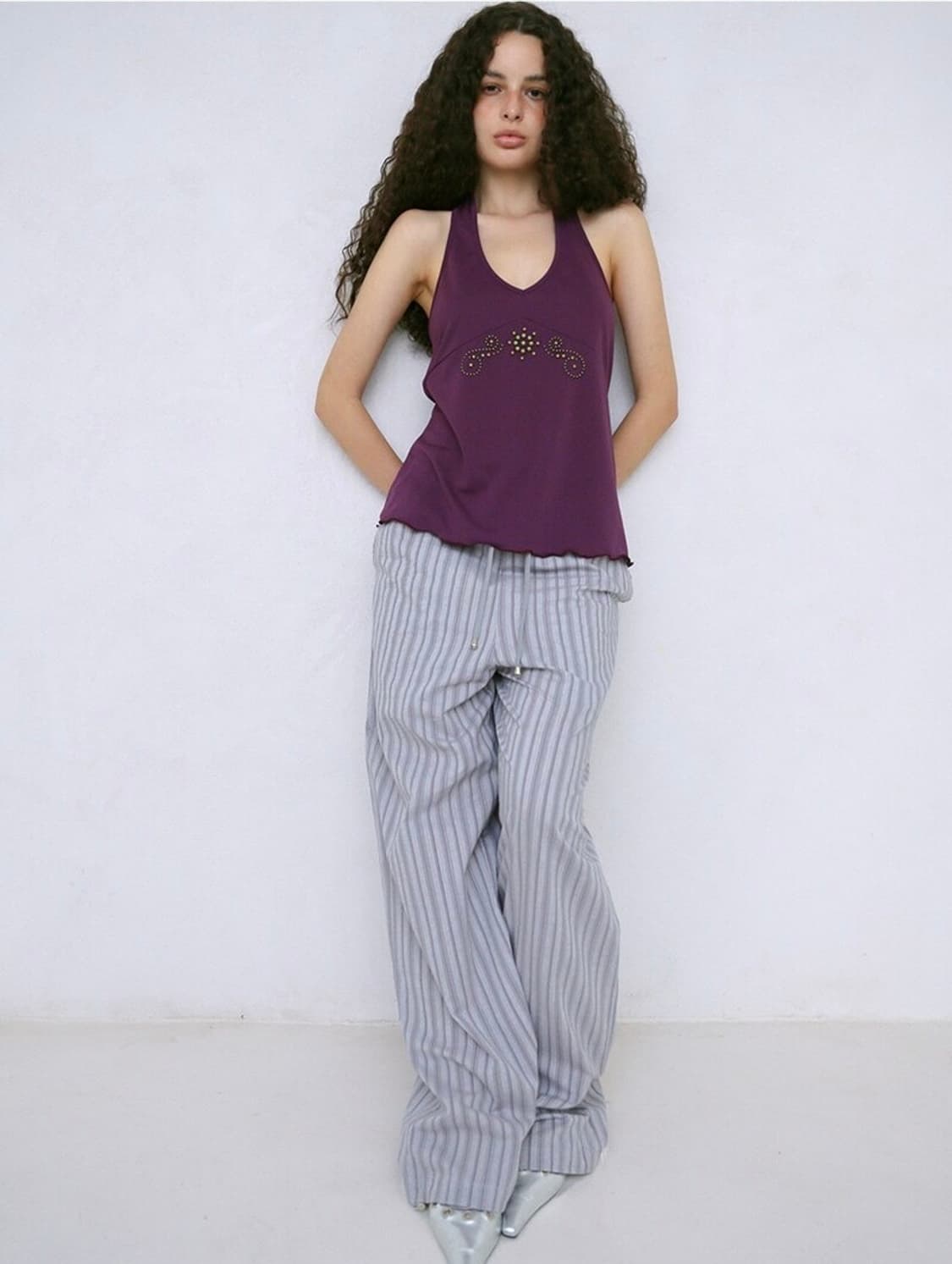 폴리수엠 스트라이프 팬츠 FRESH EFFORTLESS PANTS 상품이미지3