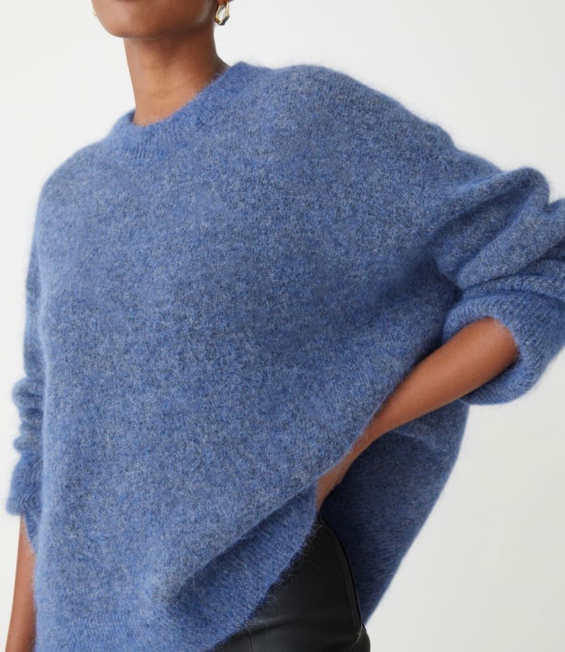 앤아더스토리즈 모헤어 루즈핏 니트 스웨터 미착용 M-L 상품이미지1