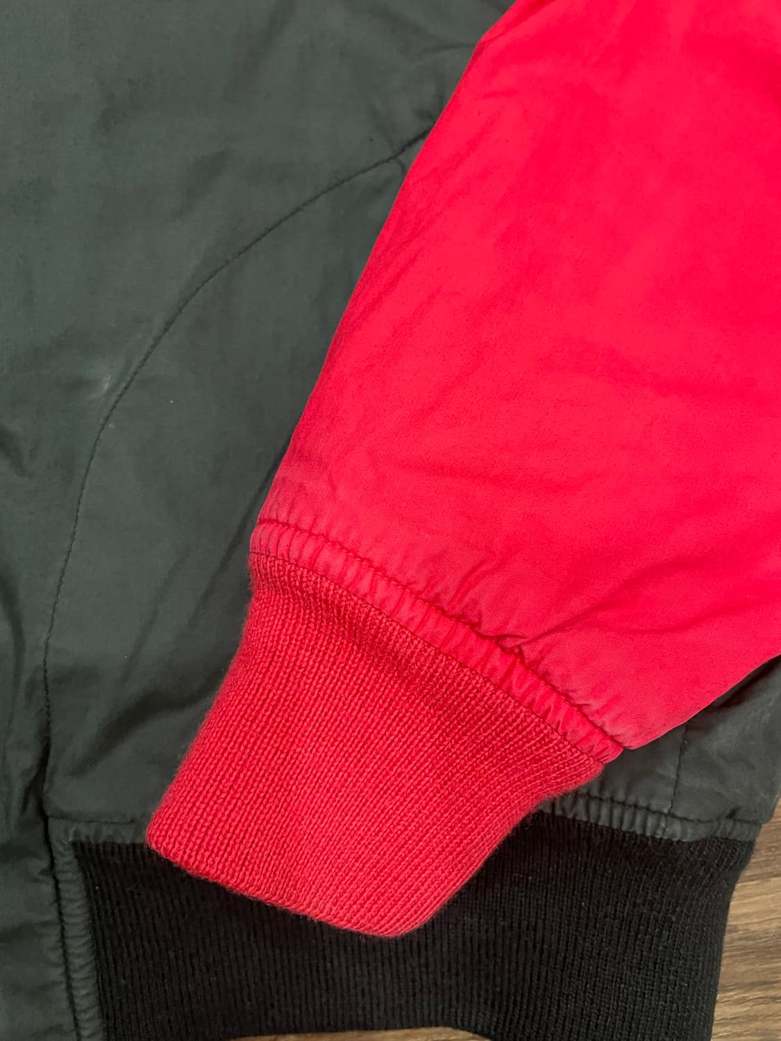 90s 폴로 랄프로렌 스크리블 로고 바시티 자켓 상품이미지4