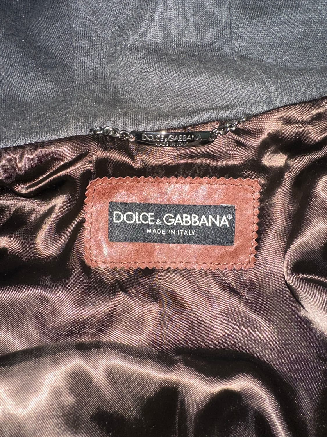 돌체앤가바나 후드 카프스킨 레더자켓 상품이미지7