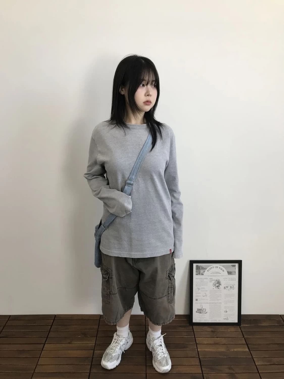 Levi's Gray Long Sleeve 상품이미지1