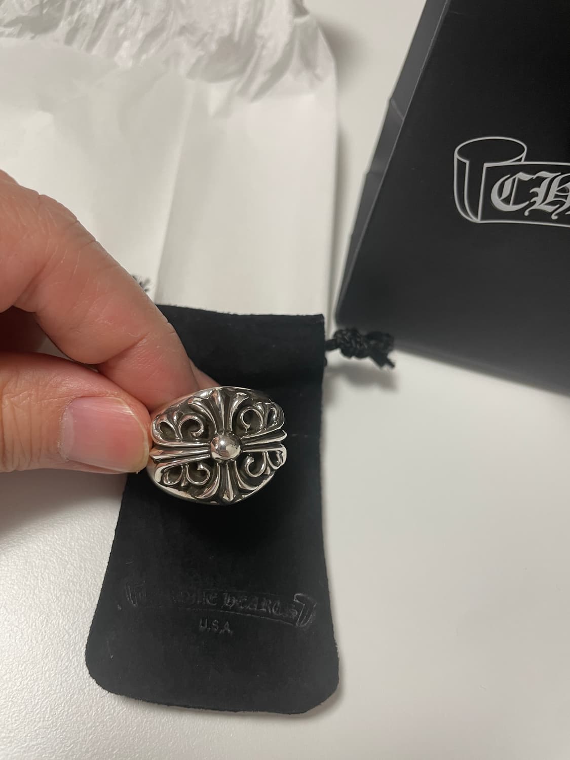 크롬하츠 키퍼링 새제품 팜 상품이미지3