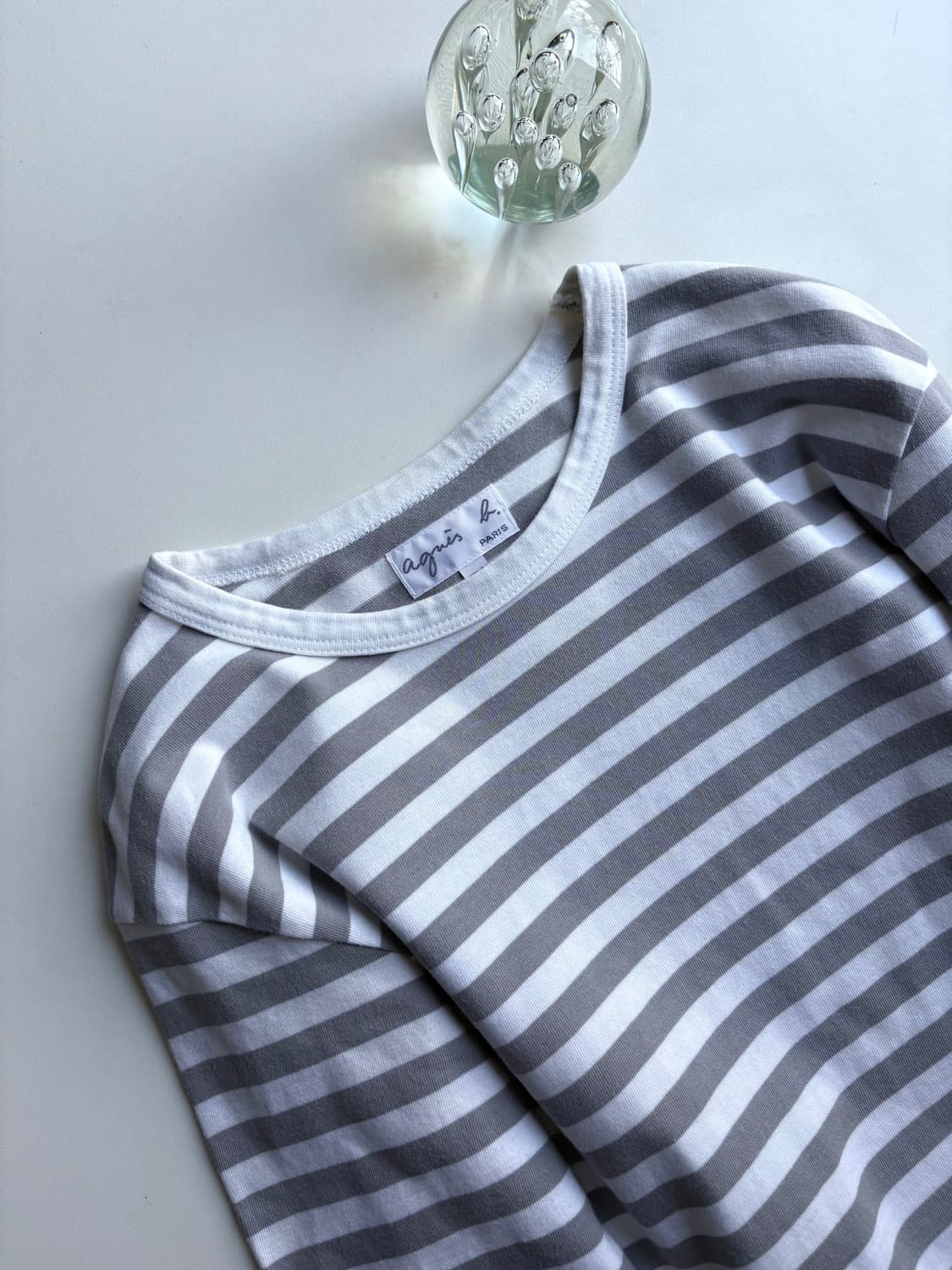 아네스베 스트라이프 티셔츠 상품이미지3