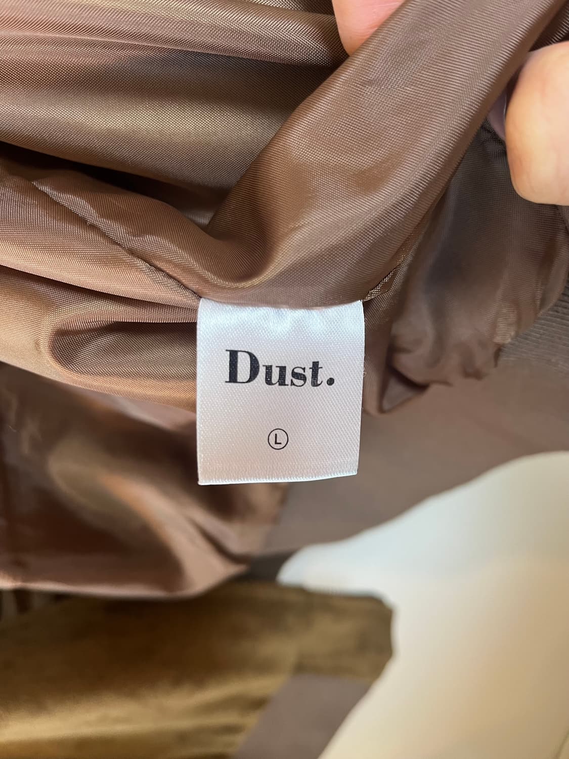 Dust 브라운 스웨이드 블루종 자켓 L 사이즈 상품이미지4