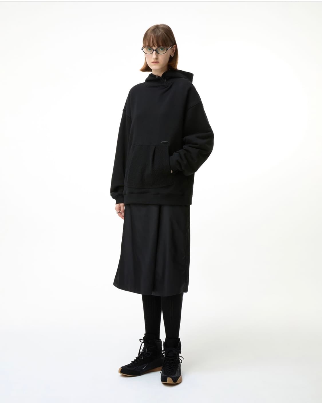 25FW 아더에러 블랙 후드티 Product 37 XL 상품이미지1