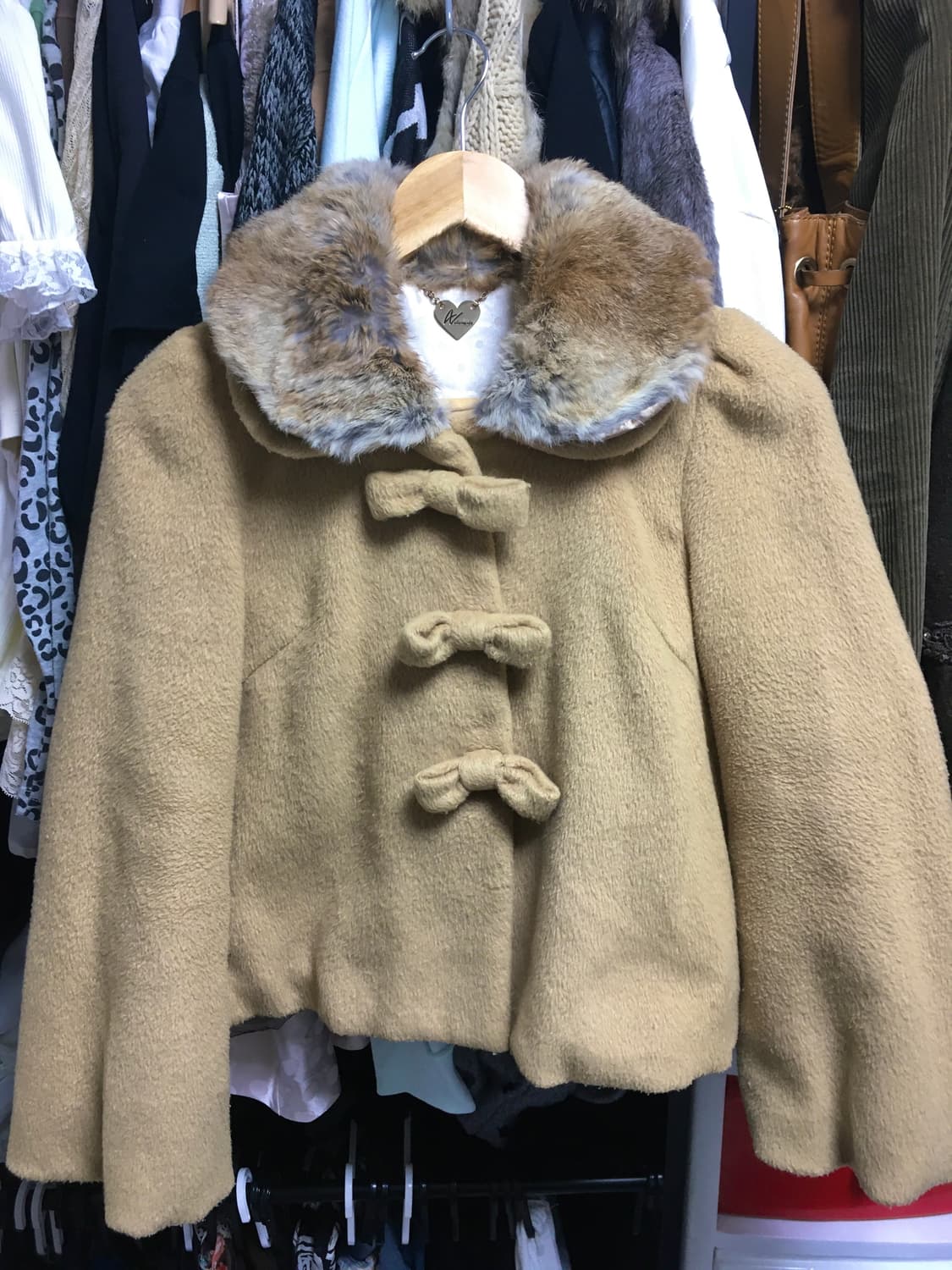 라떼갸루 히메갸루 히메카지 리본 숏코트 상품이미지1