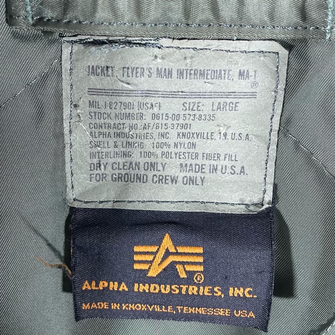 ALPHA INDUSTRIES bomber jacket 상품이미지6