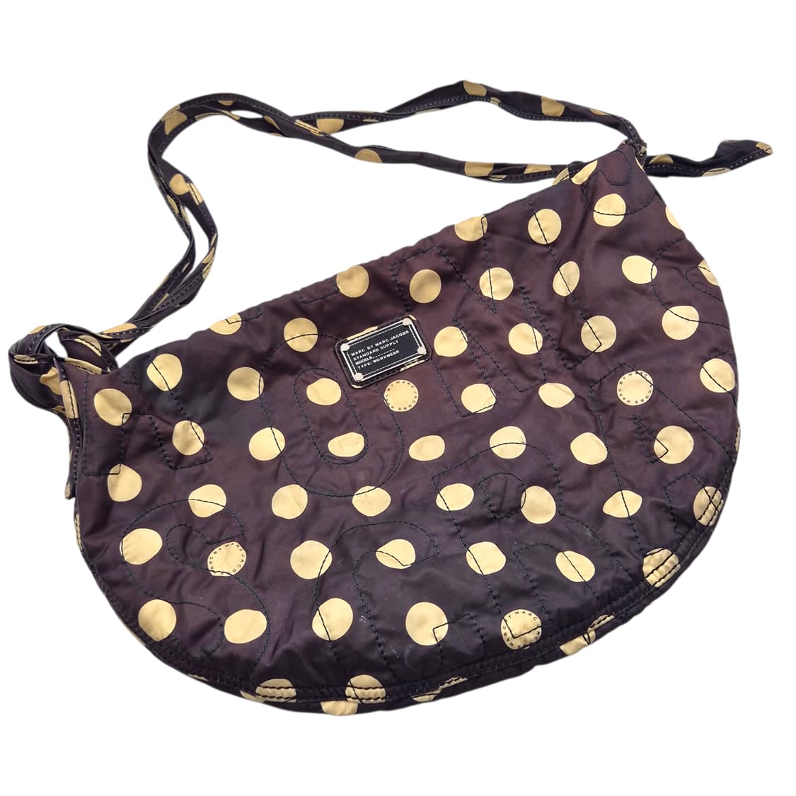 08s 마크제이콥스 브라운 도트 빅 숄더백 상품이미지2