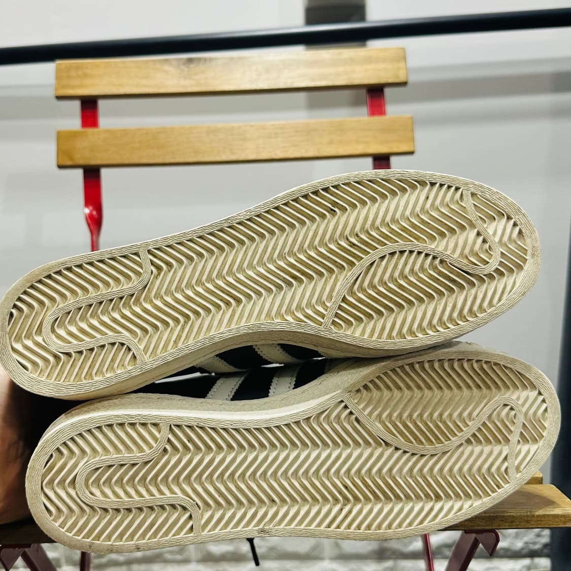 275) 아디다스 운동화 남성 남자 신발 슈퍼스타 82 코어 블랙 상품이미지6