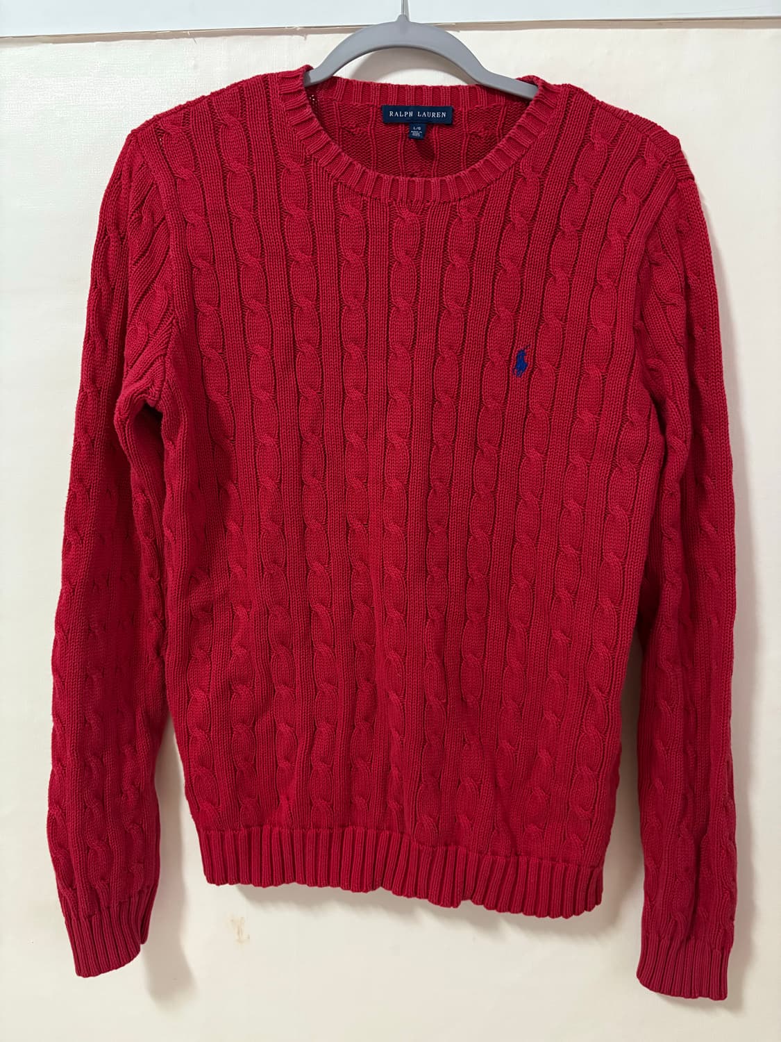 폴로 레드 니트 상품이미지1